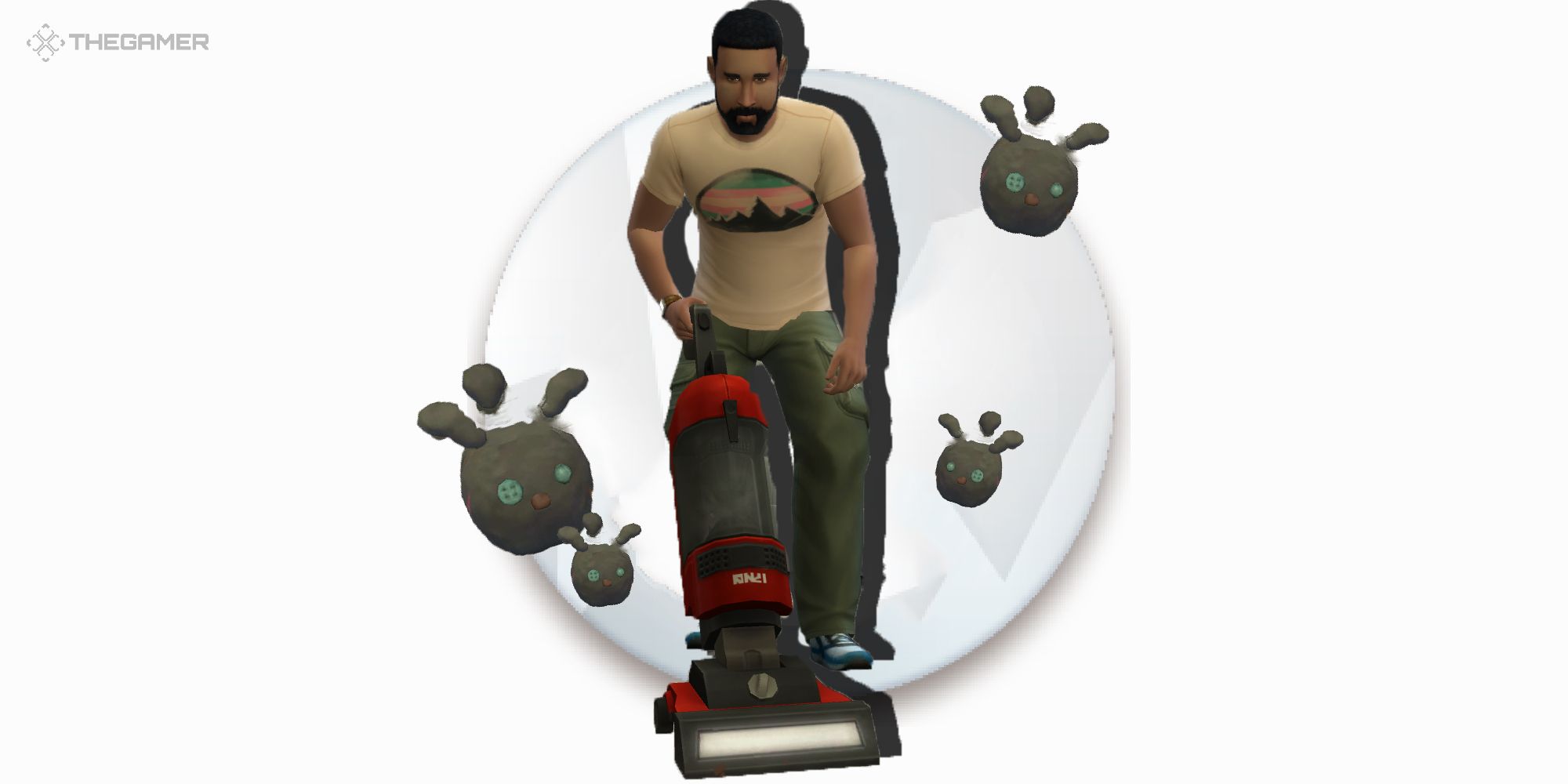 Sims 4 bob pancakes hoovering up dust bunnies