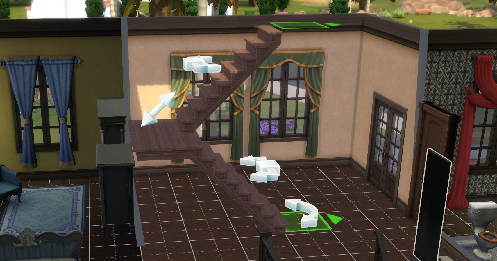 Sims 4 additional stairs for extra floor