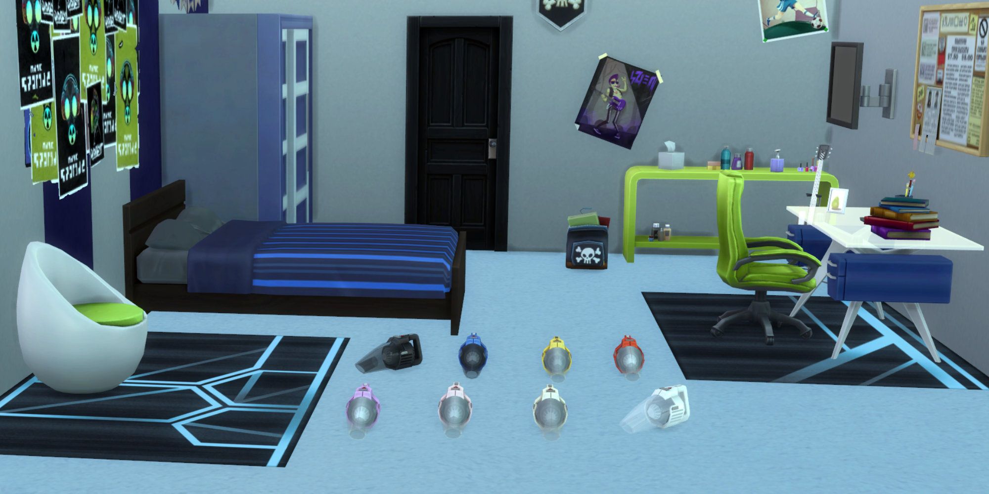 Sims 4 bust the dust handheld vaccuums in teens room