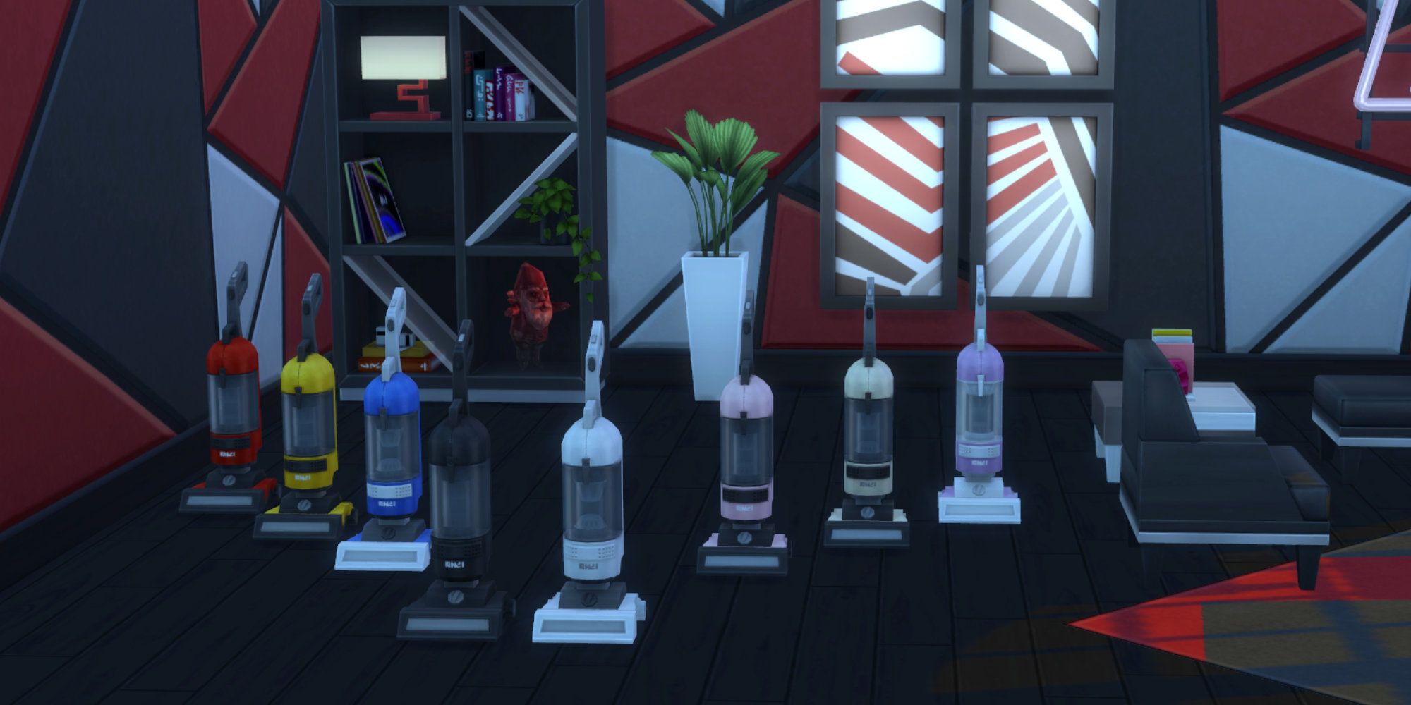 Sims 4 bust the dust vaccuums in loft