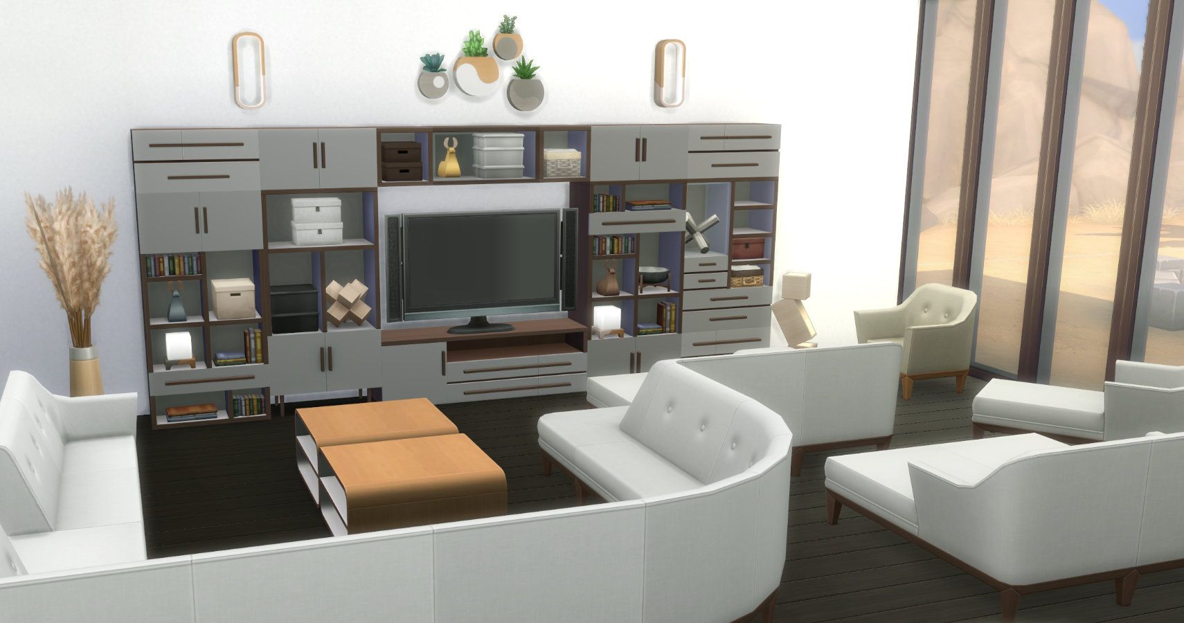 Sims 4 decor media lounge demo