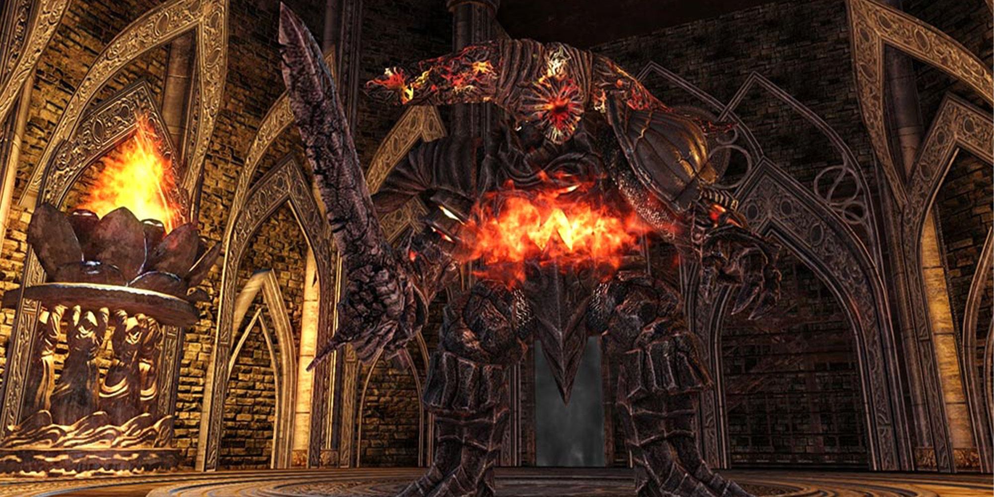 Smelter Demon boss from Dark Souls 2