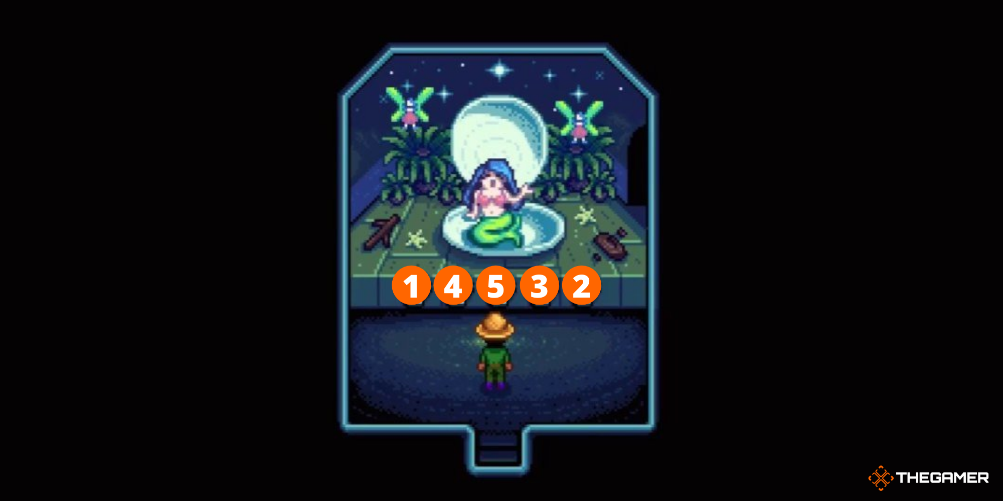 Stardew Valley Night Market - Correct Order To Hit The Clams At The Mermaid Show