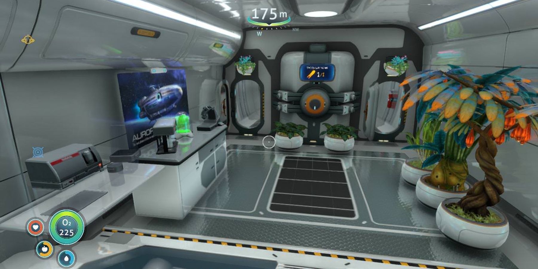 Subnautica Room Filled With Decorations