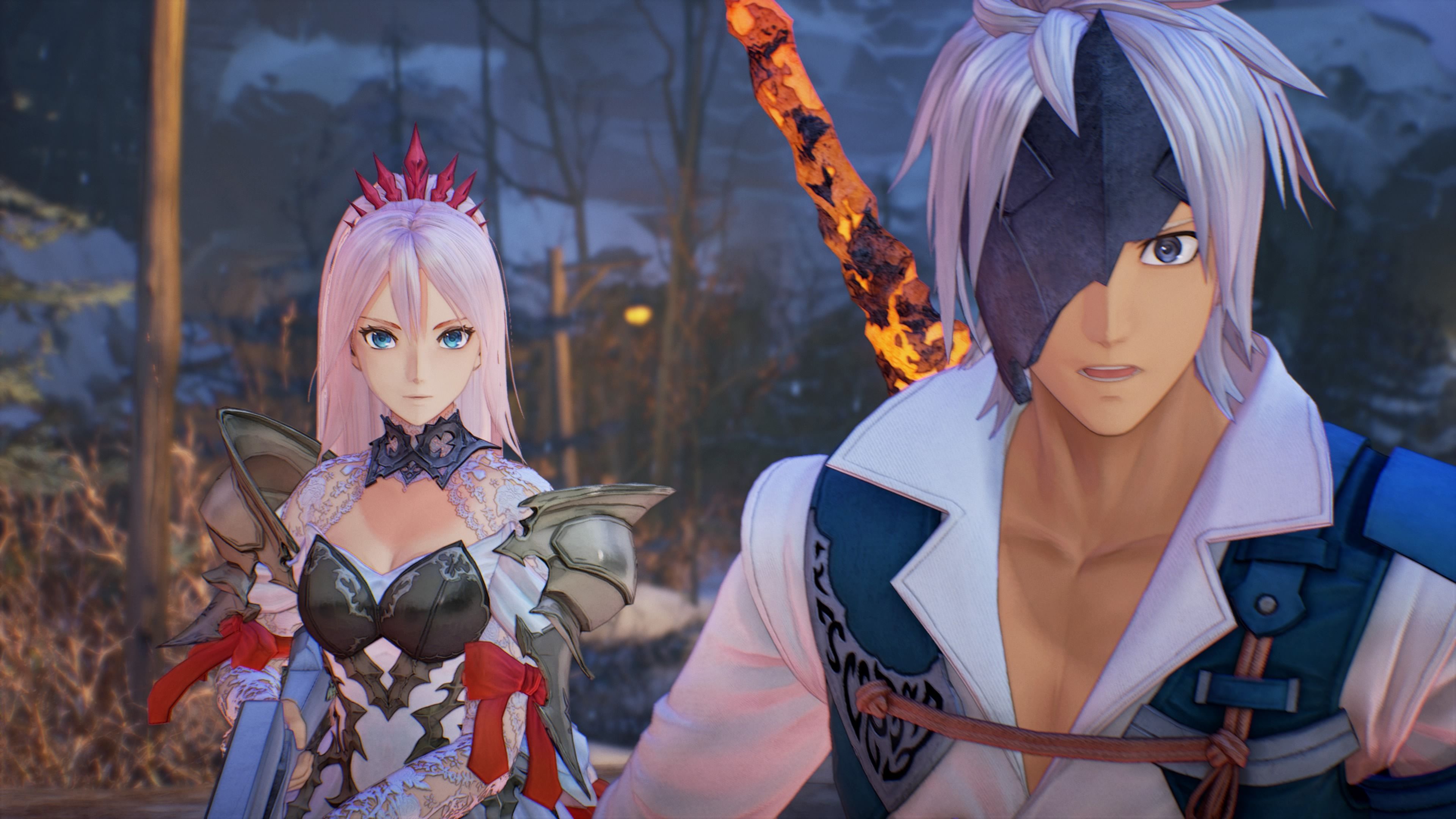 Alphen and Shionne traveling together in Tales of Arise