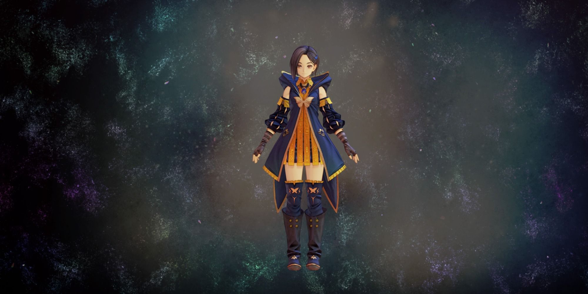 Blue Inherited Coat Outfit for Rinwell in Tales of Arise
