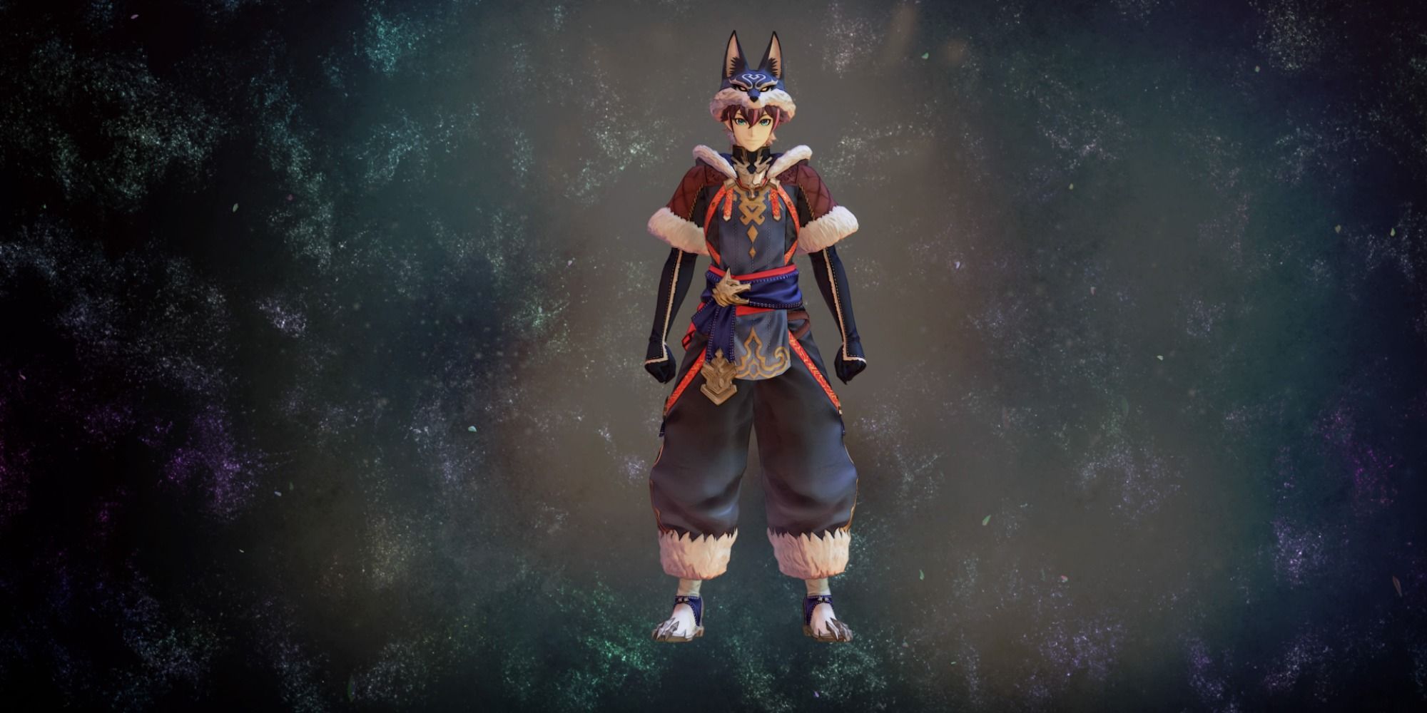 Ceremonial Wolf Garb Outfit for Law in Tales of Arise