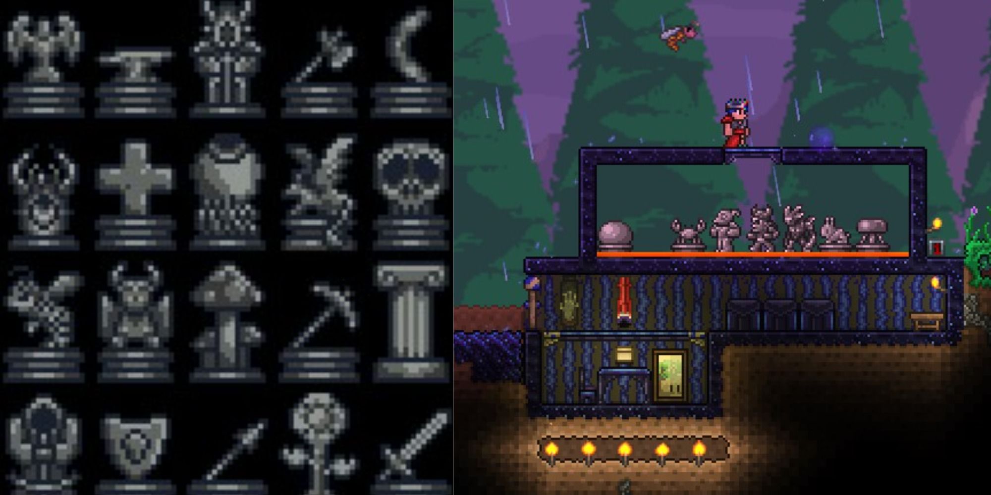 Terraria Statues Different Types of Statues