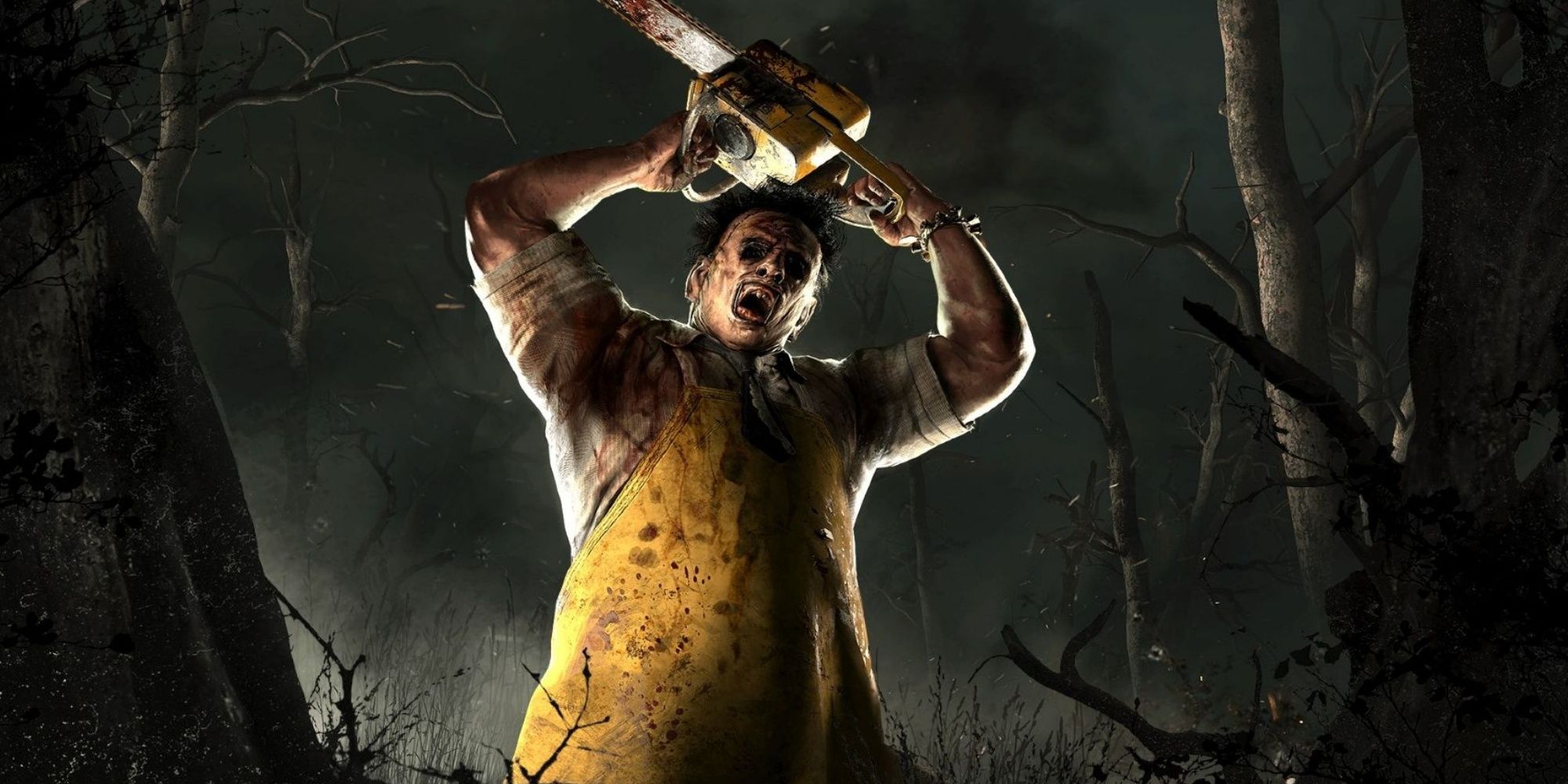 The Cannibal revving his chainsaw in Dead By Daylight