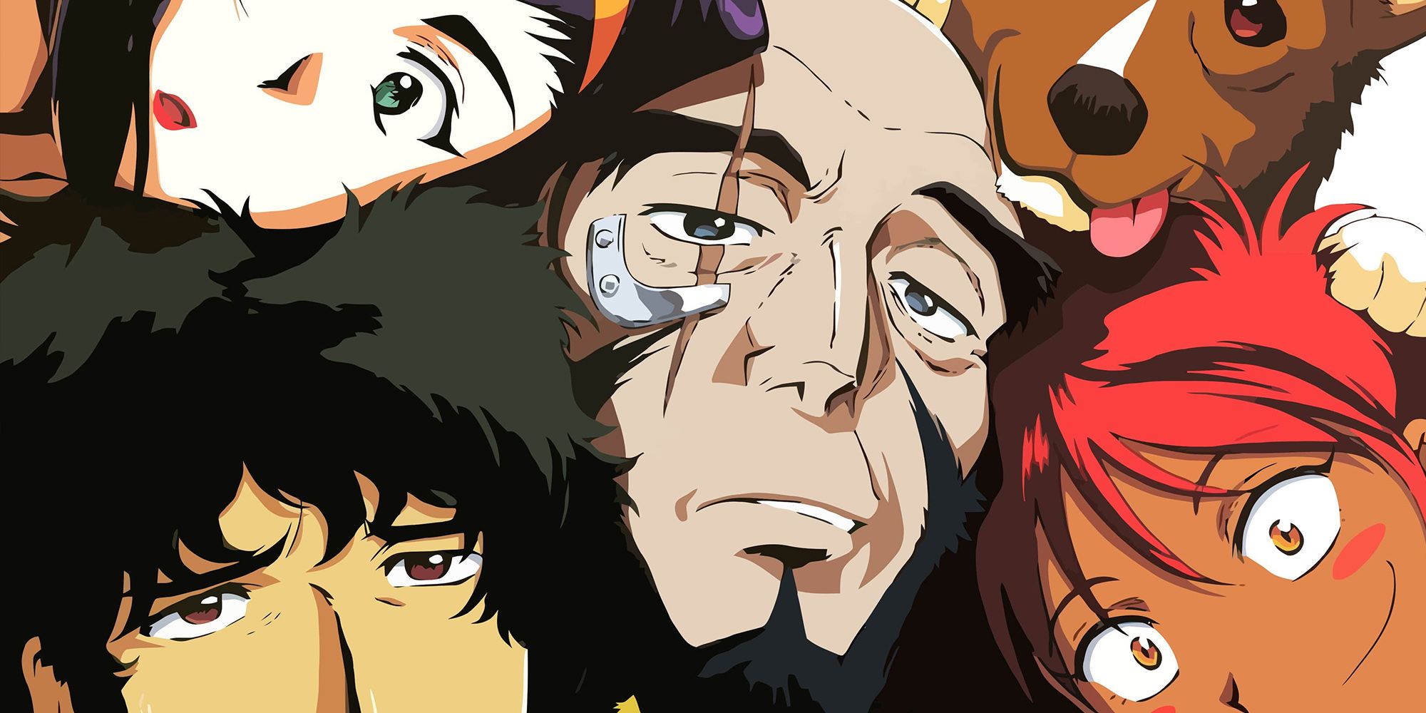 The Main Cast Of Cowboy Bebop All Squished Into The Frame