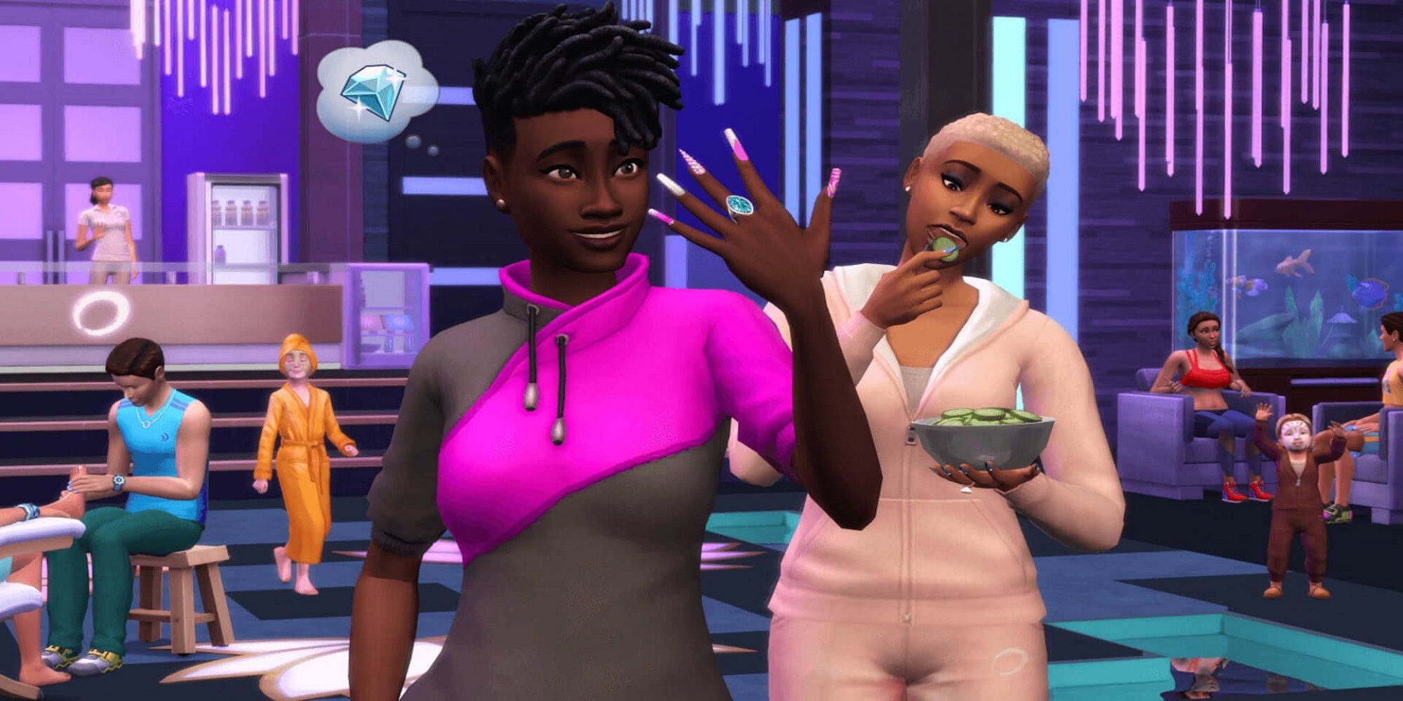 The Sims 4 Spa Day Refresh Nails