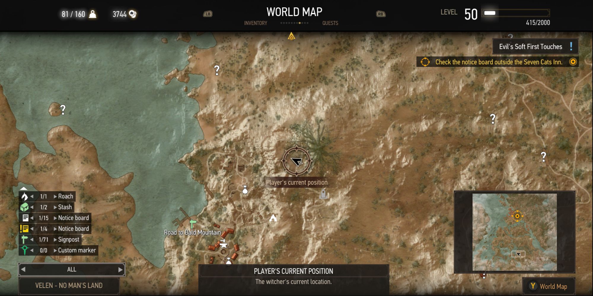 The Witcher 3 Screenshot Magic Acorn Map Location