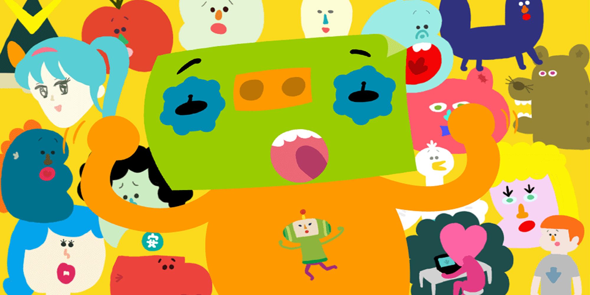 Opening Touch My Katamari on the PS Vita