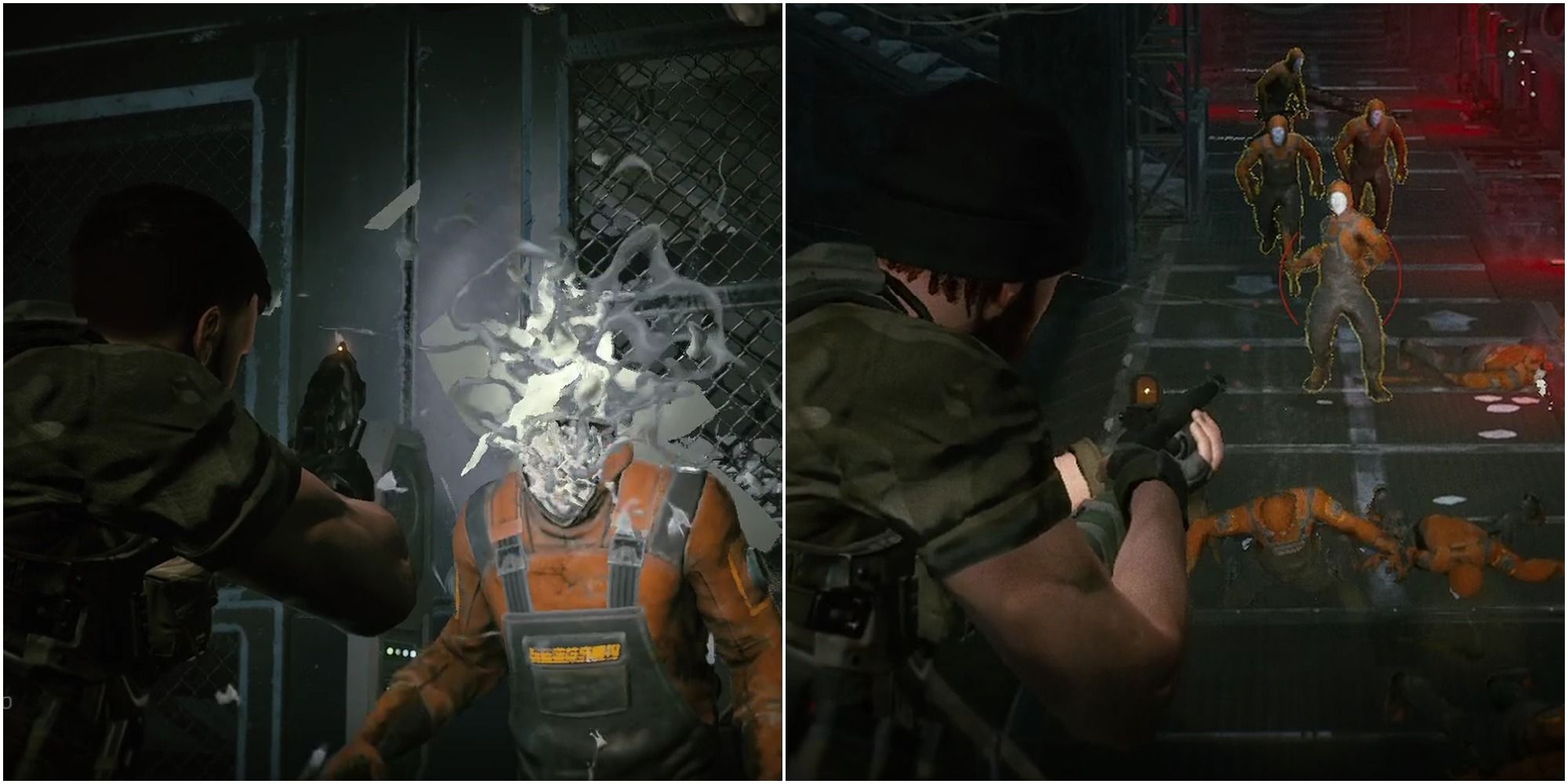 Aliens: Fireteam Elite Working Joes Being Gunned Down