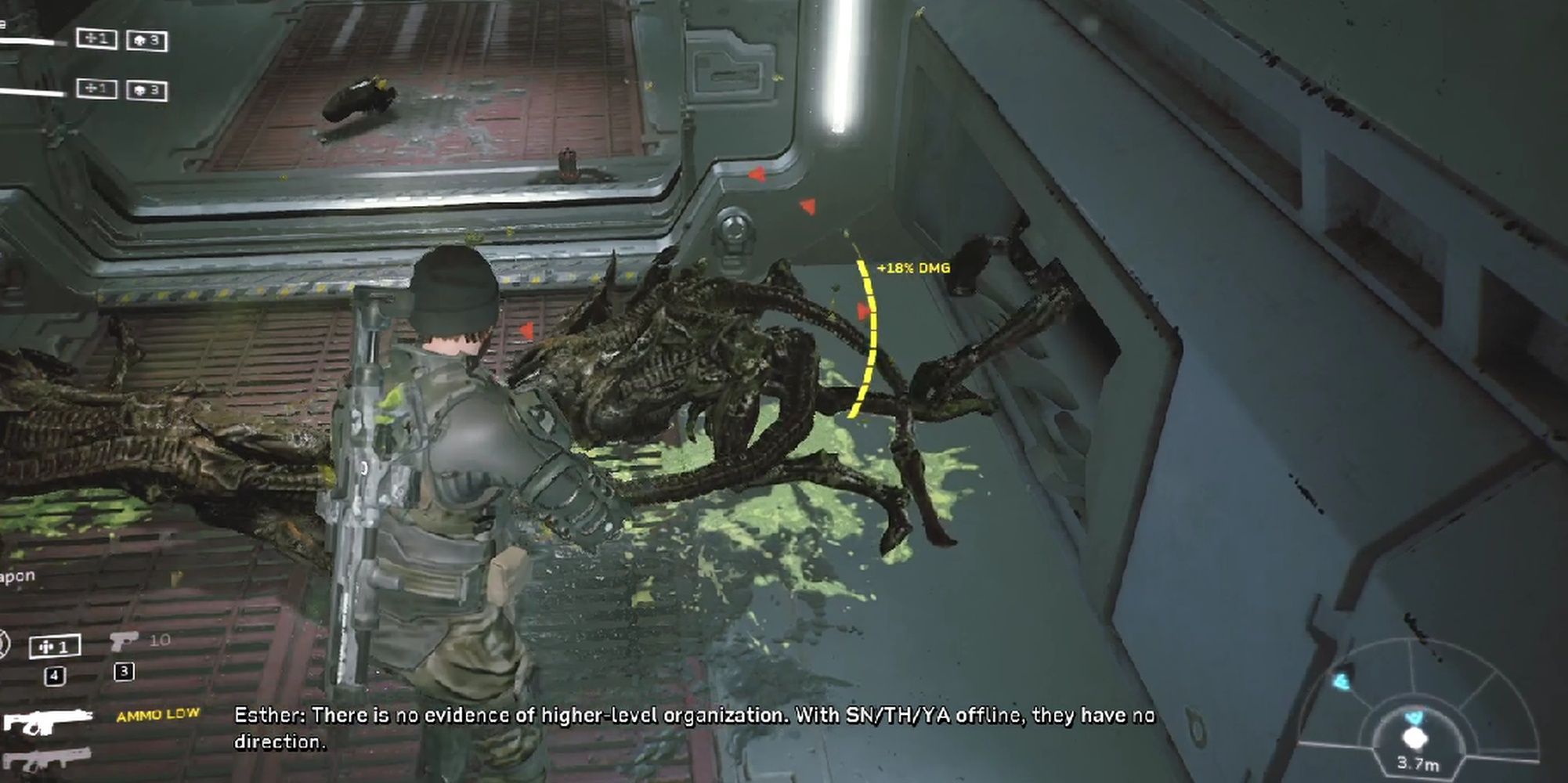 Aliens: Fireteam Elite Dead Pile Of Xenomorphs Outside Their Spawn Hole