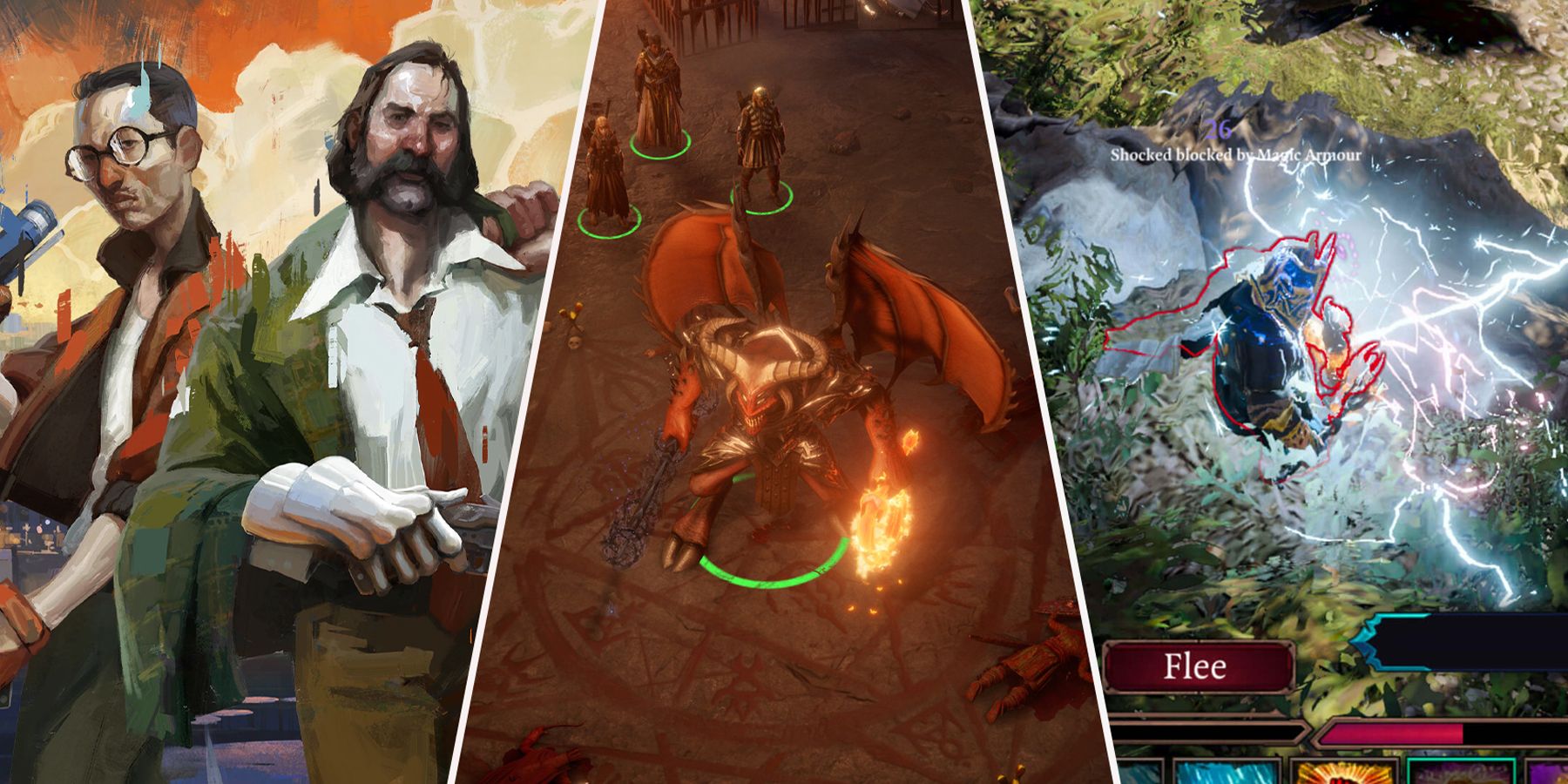 best isometric rpgs featured image Disco Elysium, Pathfinder, Divinity Original Sin 2