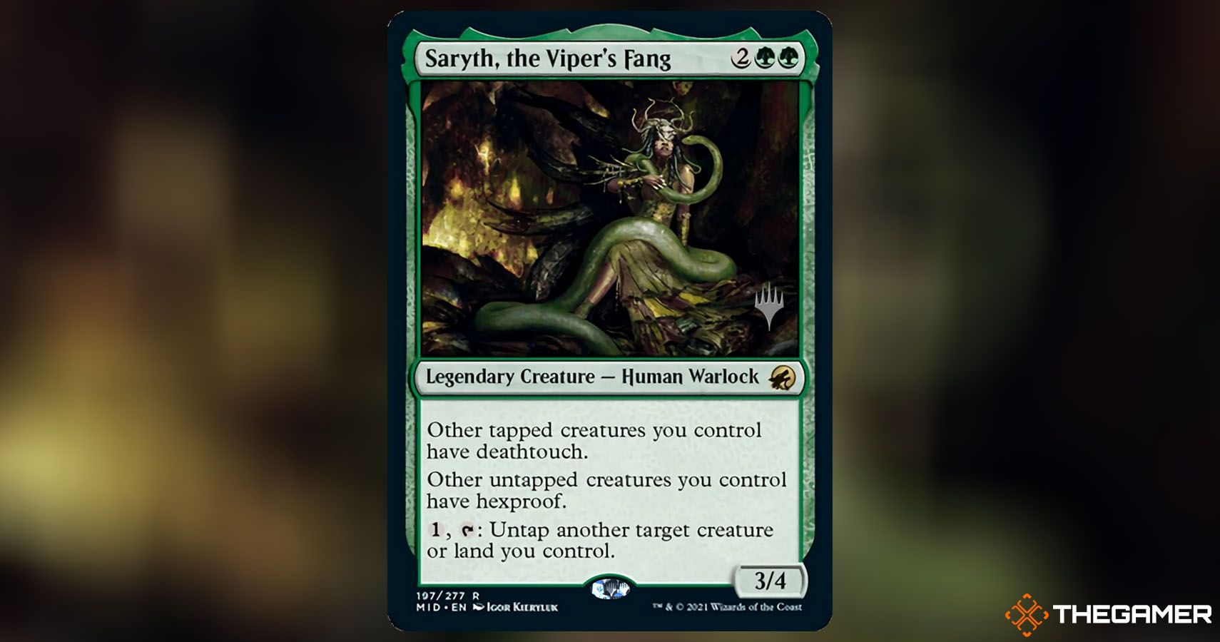 Magic The Gathering Commander Deck Brew Deathtouch The Entire Table With Saryth The Vipers Fang