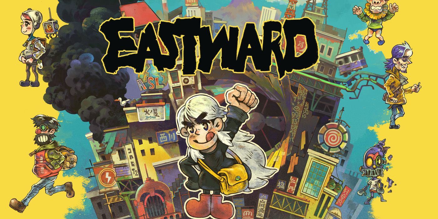 Cover art showing characters from Eastward