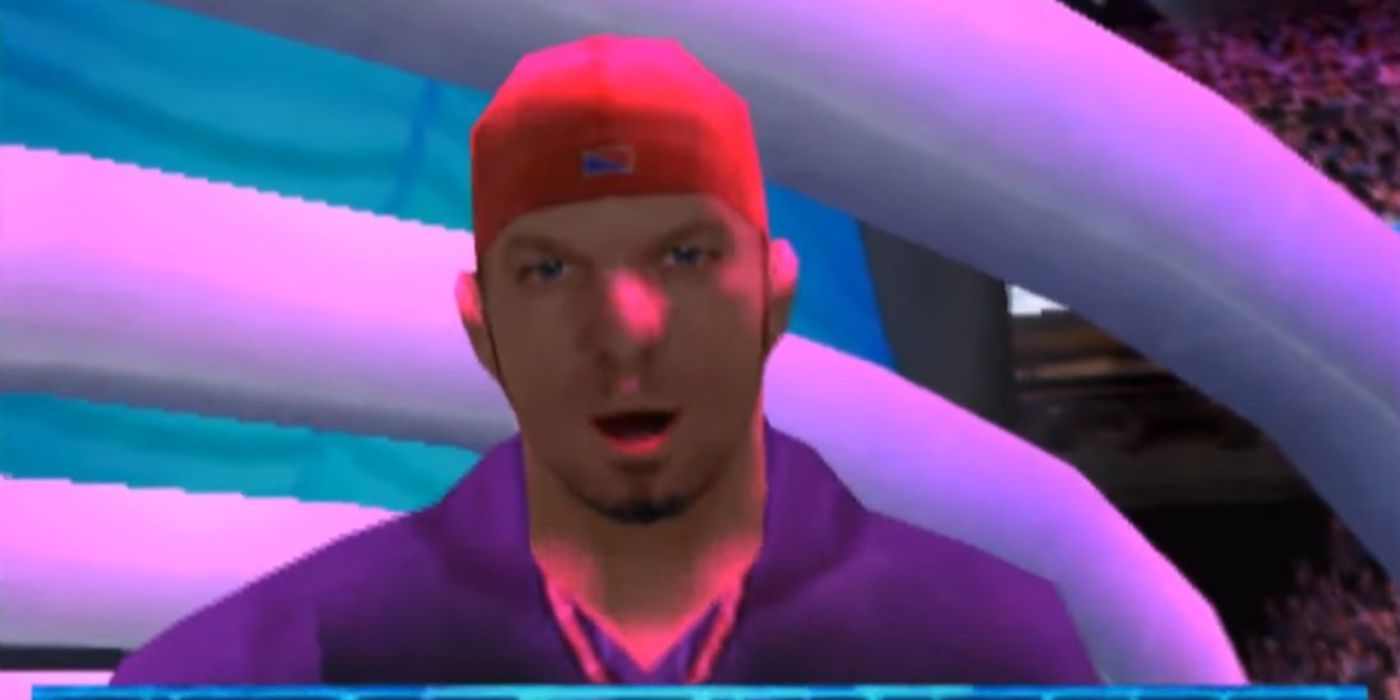 Fred Durst makes his entrance in WWF Smackdown Just Bring It