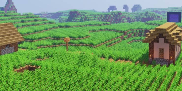 minecraft_potato_farm_in_village.jpg (740×370)