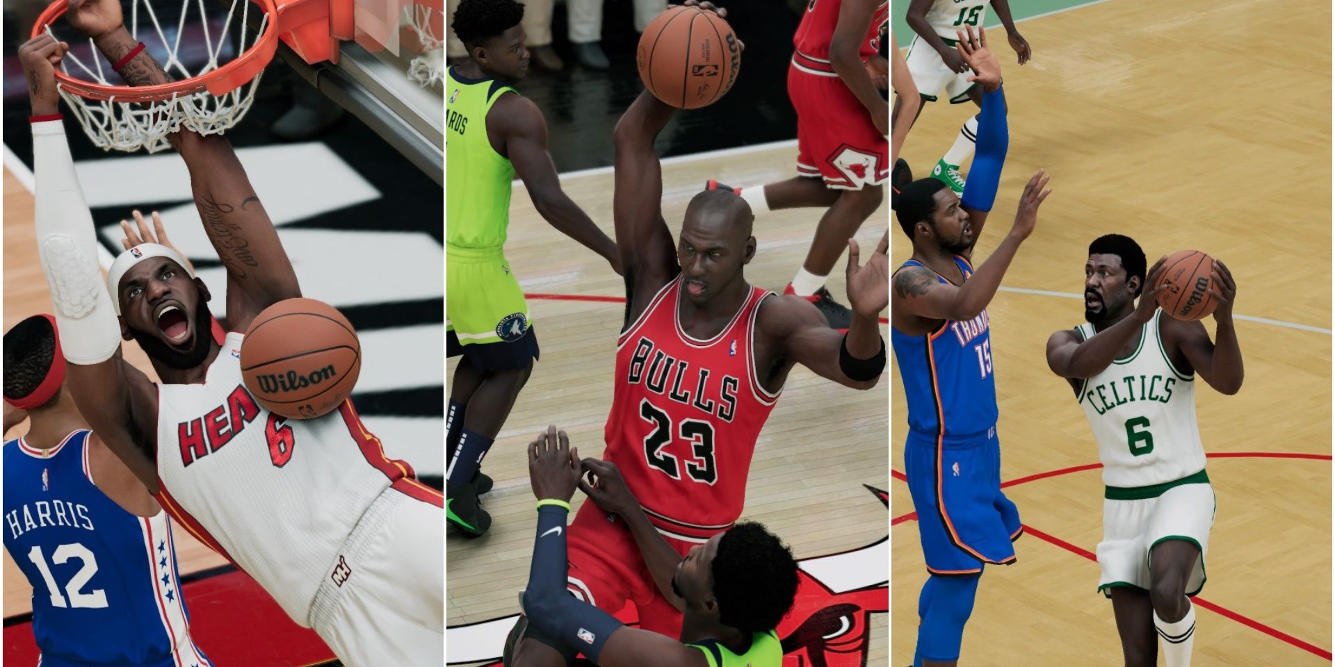 The players with the best average ratings in NBA 2K history