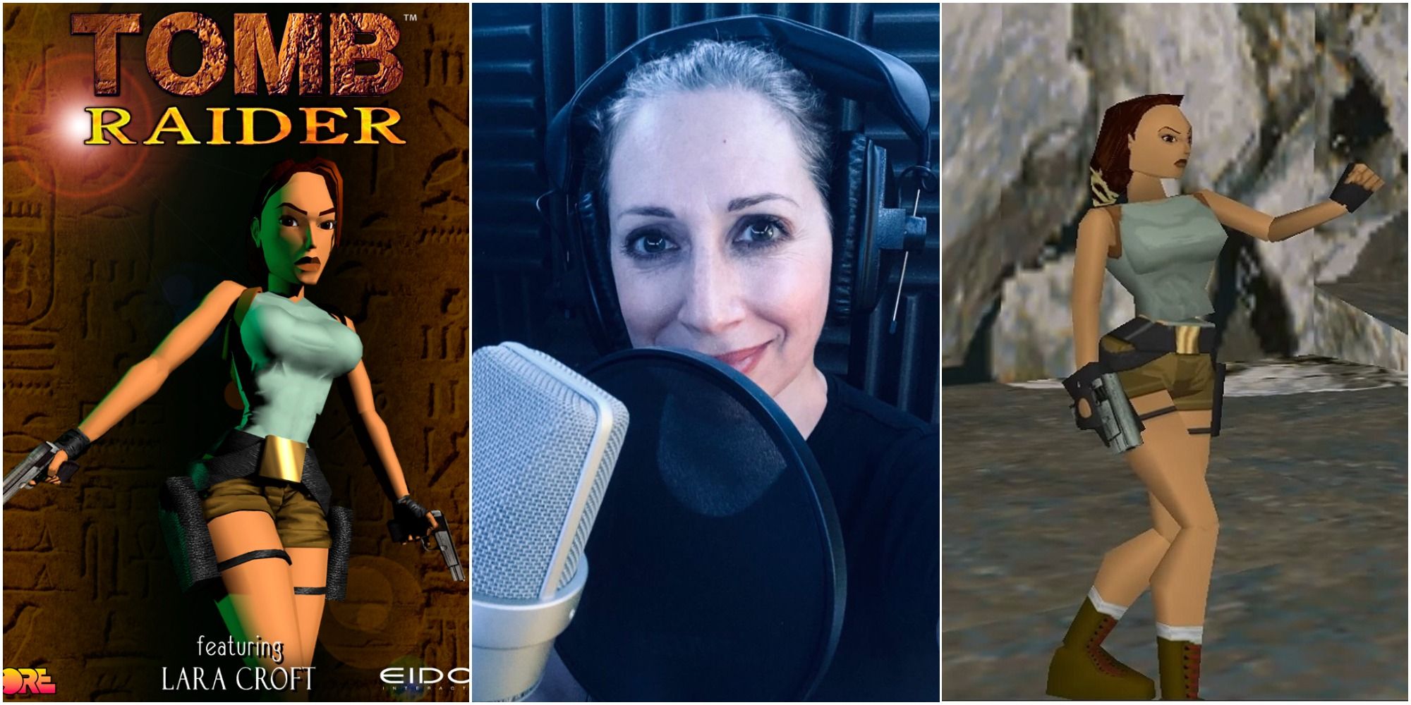 Shelley Blond as Lara Croft in Tomb Raider