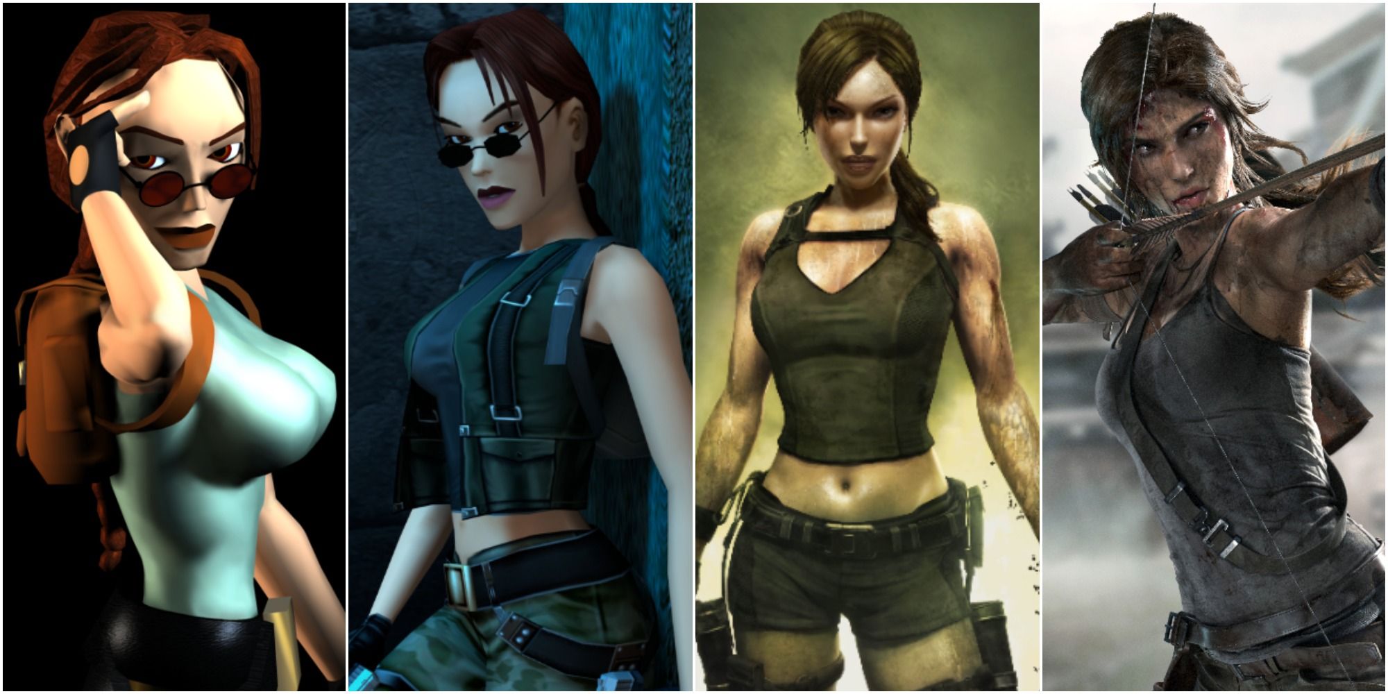 The Many Faces Of Lara Croft in Tomb Raider