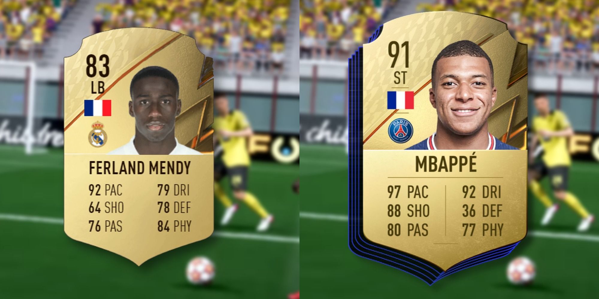 ferland mendy and mbappe fifa 22