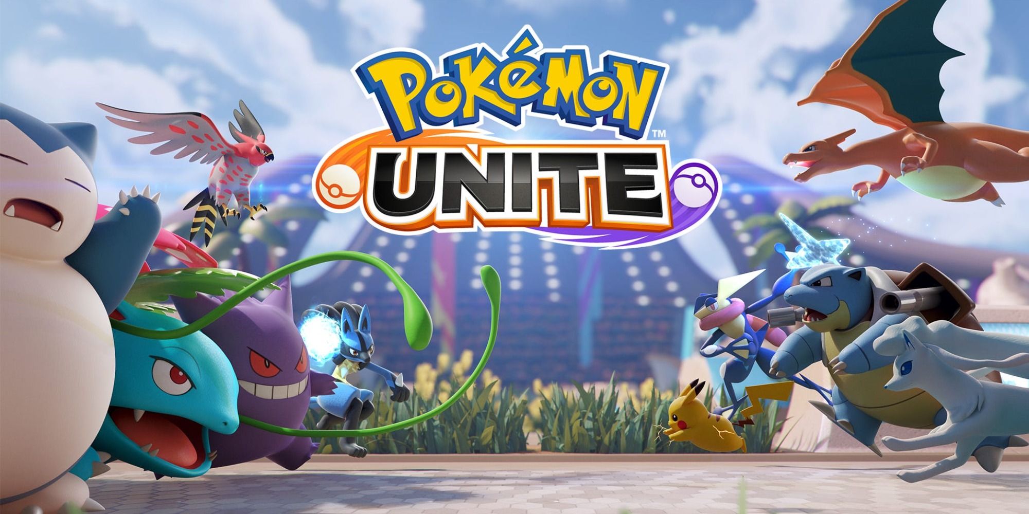 pokemon unite characters teaming up against each other