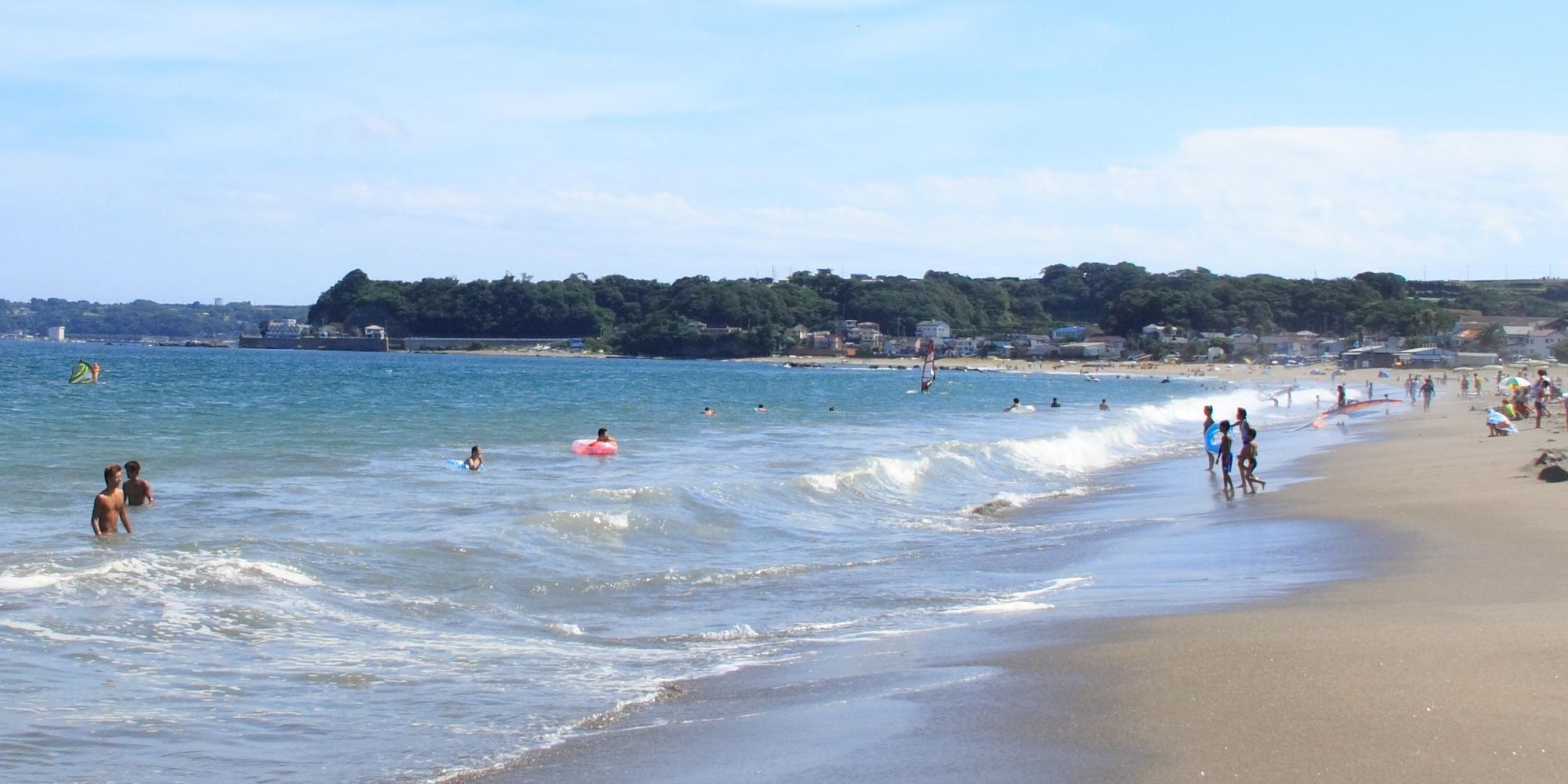 Coast of Miura Beach in Japan