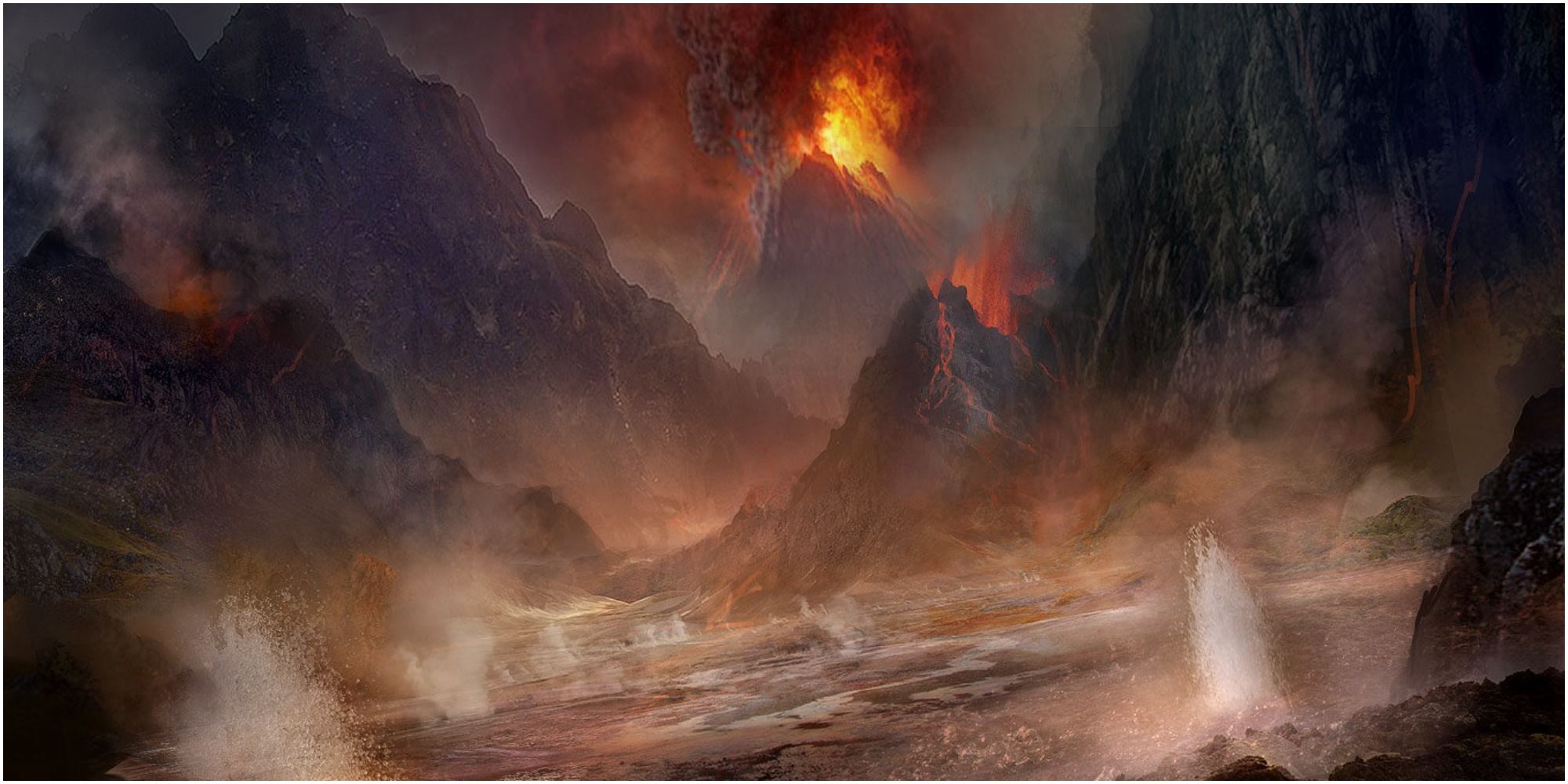 scalding tarn mtg land art volcano