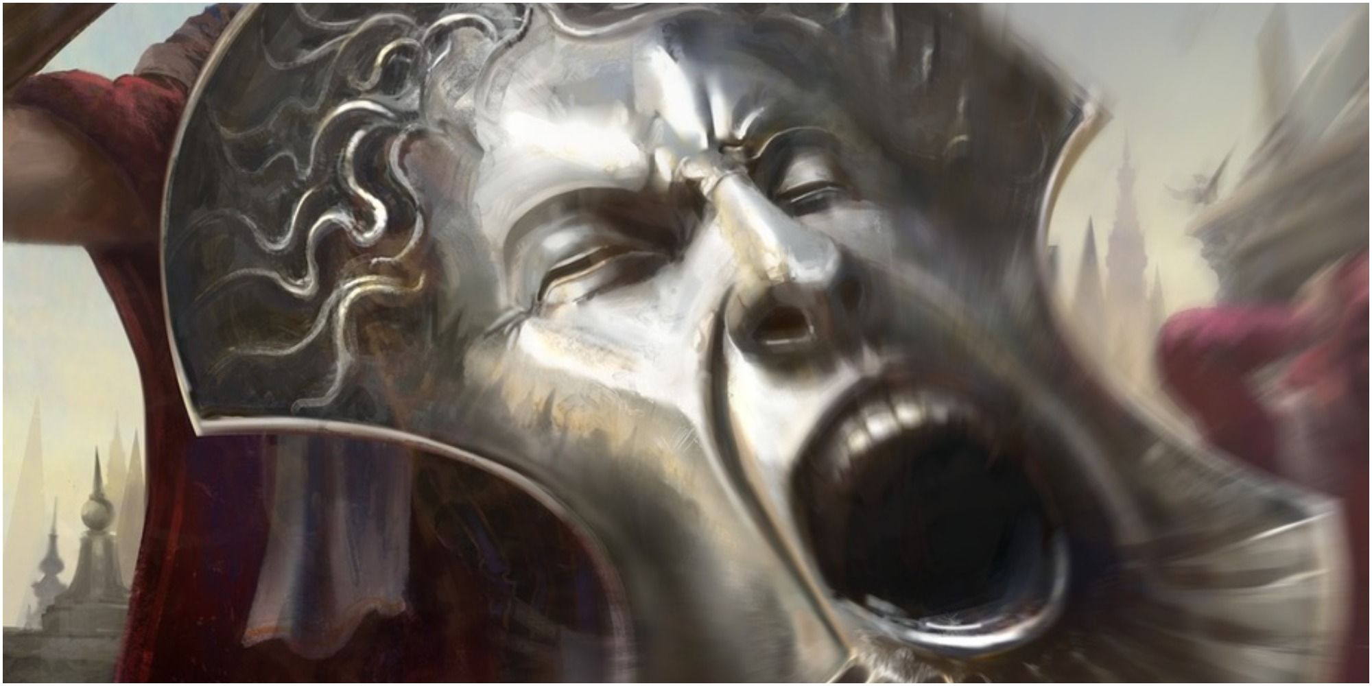 screaming shield mtg art