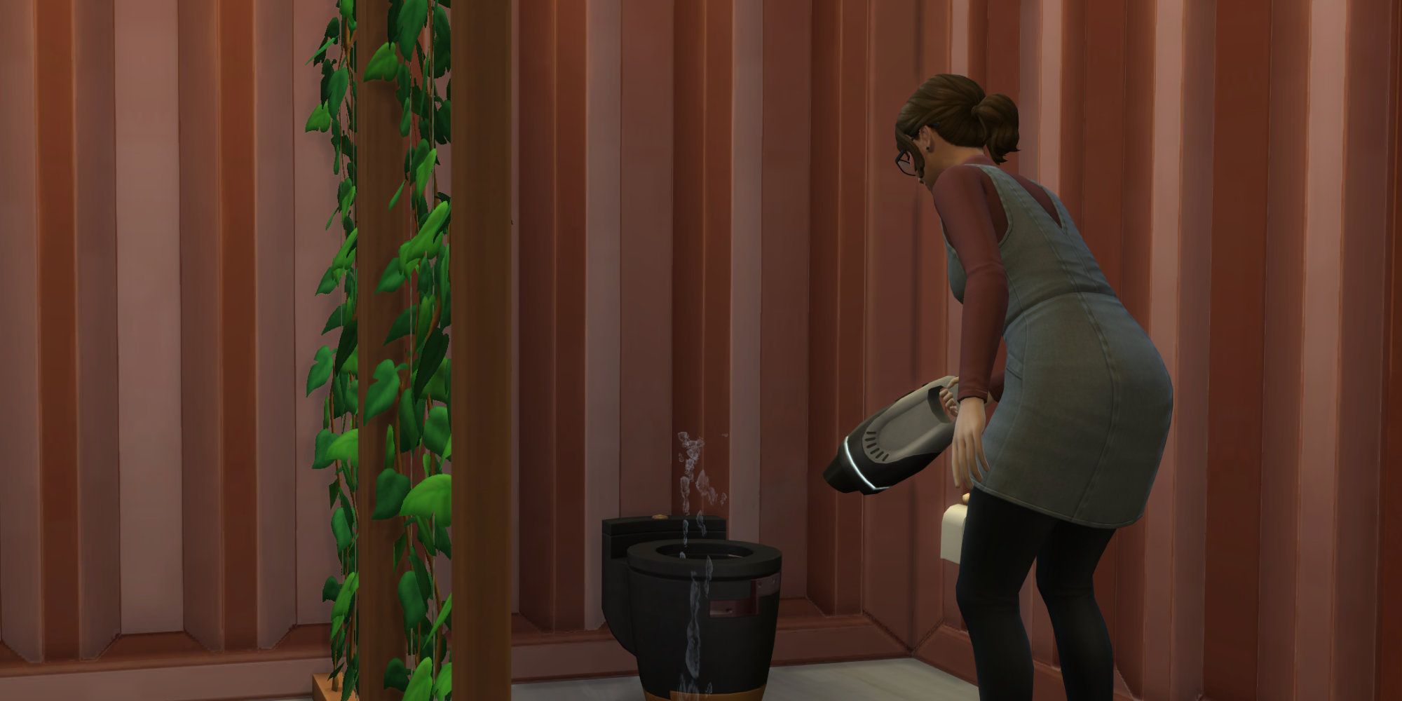 sims 4 bust the dust toilet hoovering