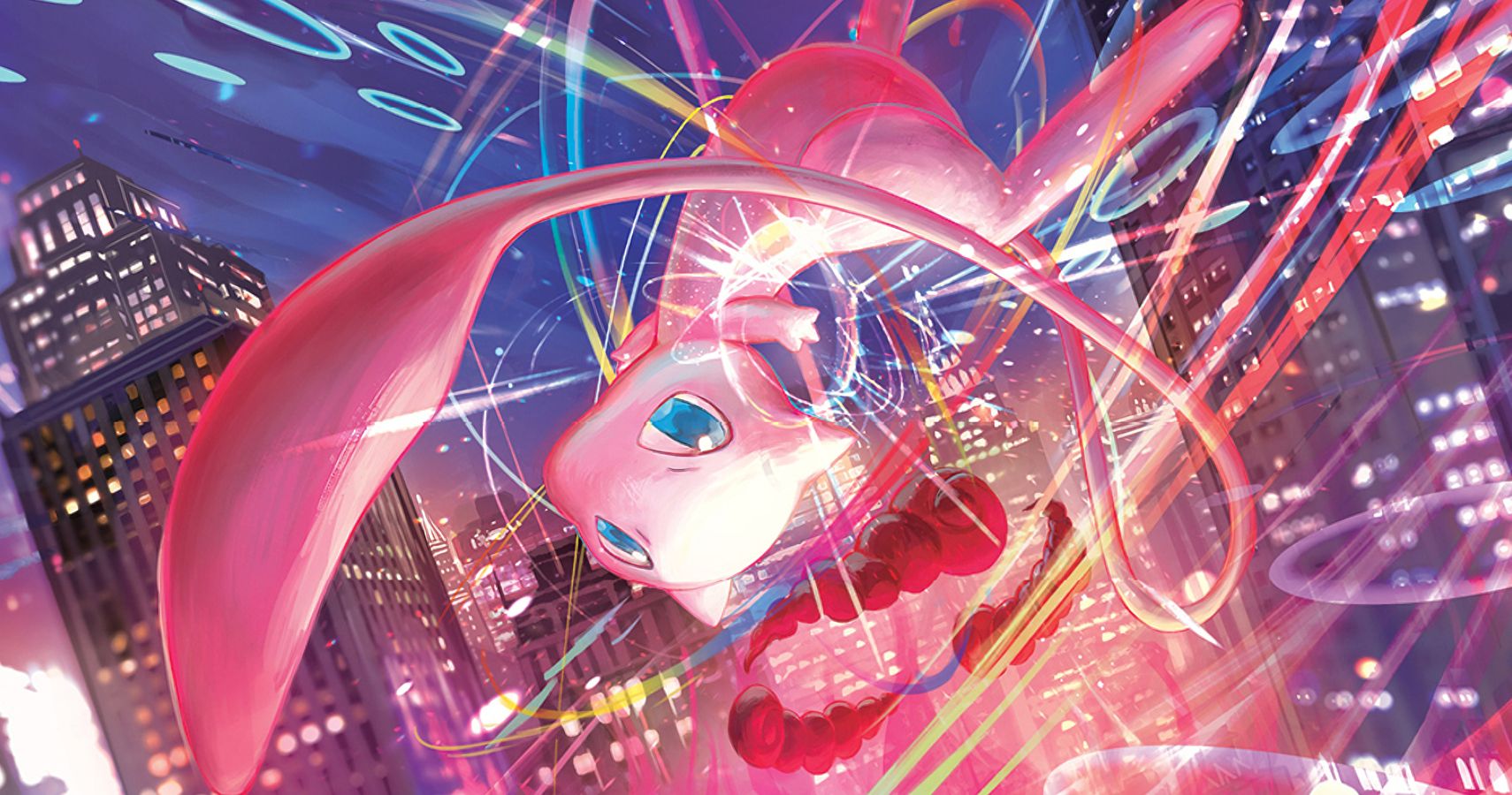 The key art for Fusion Strike, featuring Mew.
