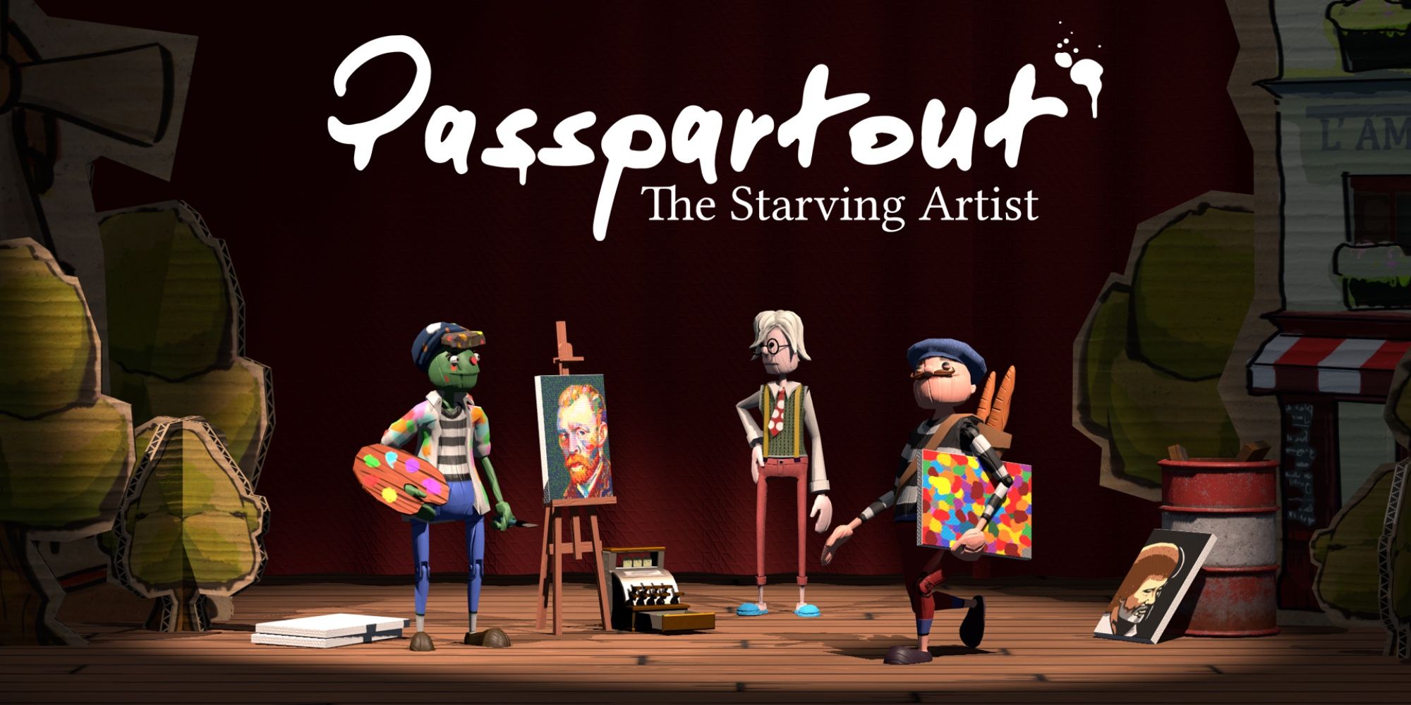 the cover from passpartout the starving artist