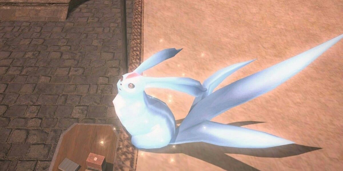 Emerald carbuncle sitting. 