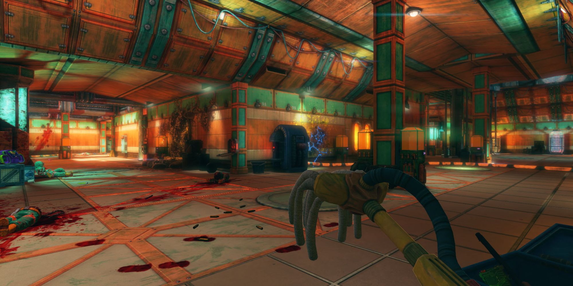 viscera cleanup detail bloody warehouse