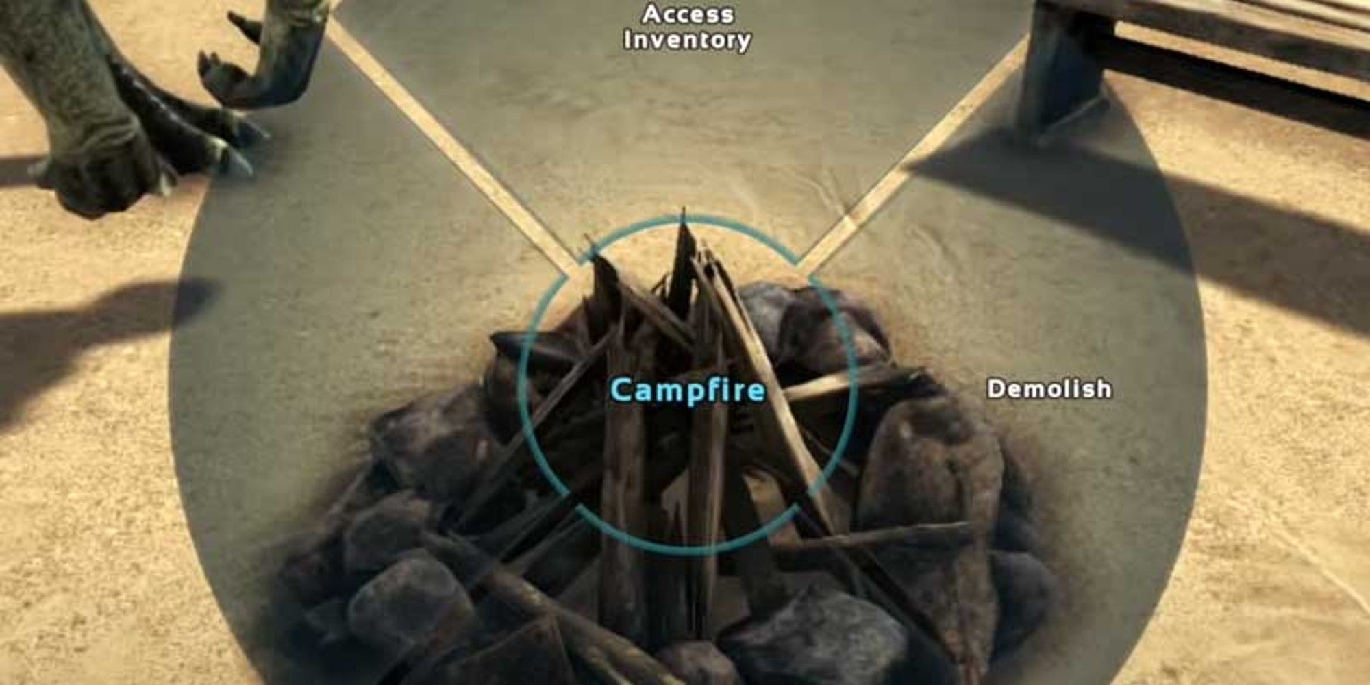 campfire inventory menu