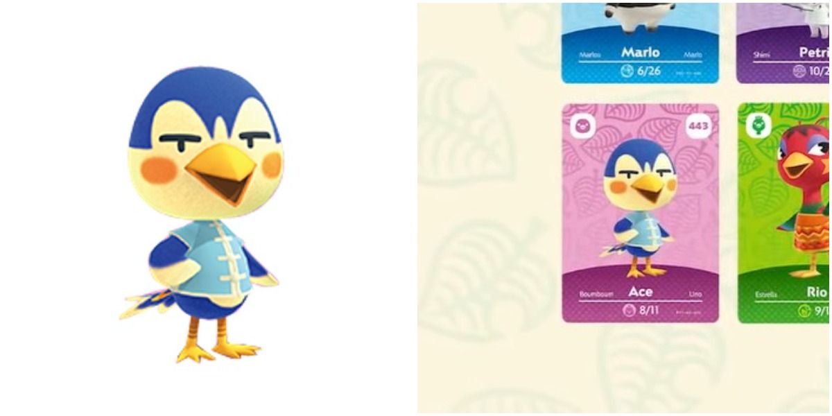 Animal Crossing New Horizons 2.0 update amiibos Ace bird villager
