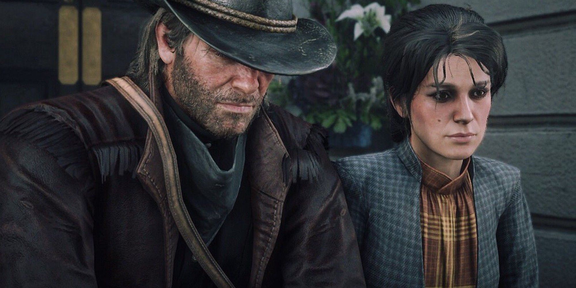 Arthur Morgan And Mary Linton Sitting Together