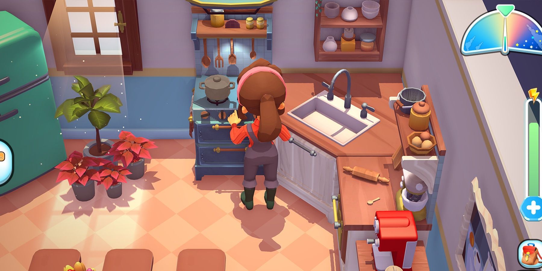 Cooking in Big Farm Story