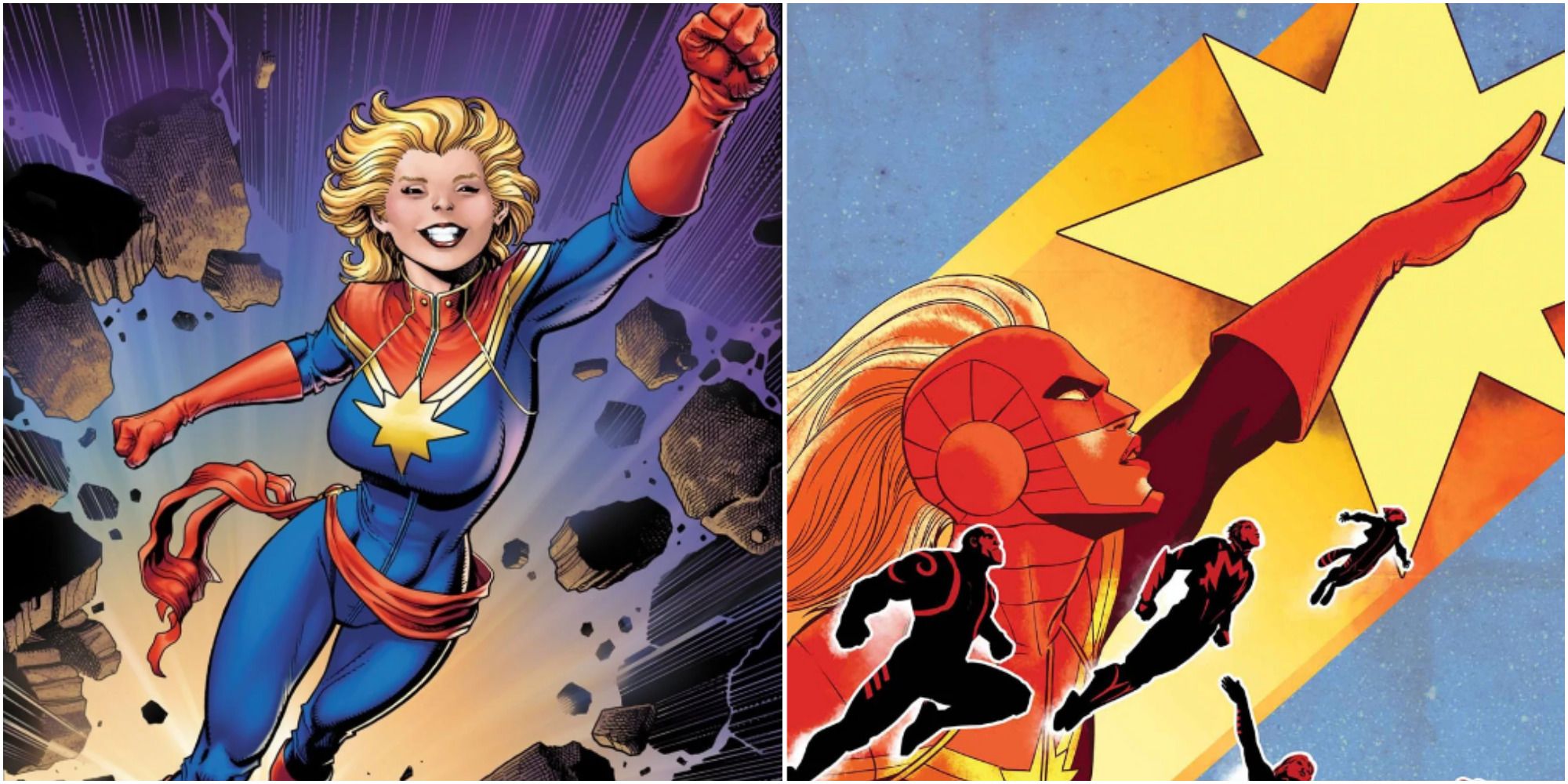 Captain Marvel Covers & her time with the Guardians of the Galaxy