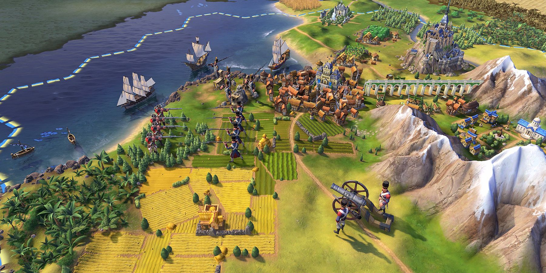 Civ 6 War With Cannons And Navel Units