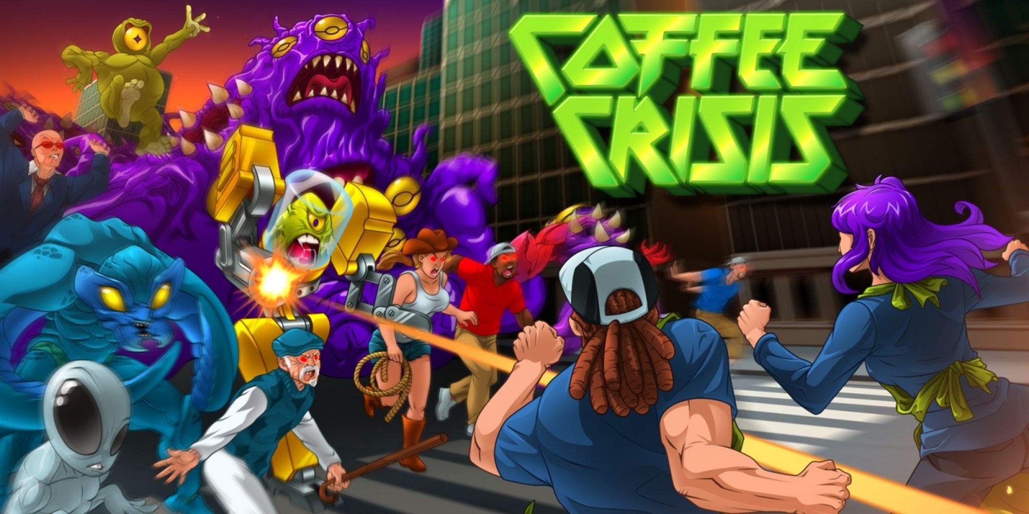 Coffee Crisis indie game art