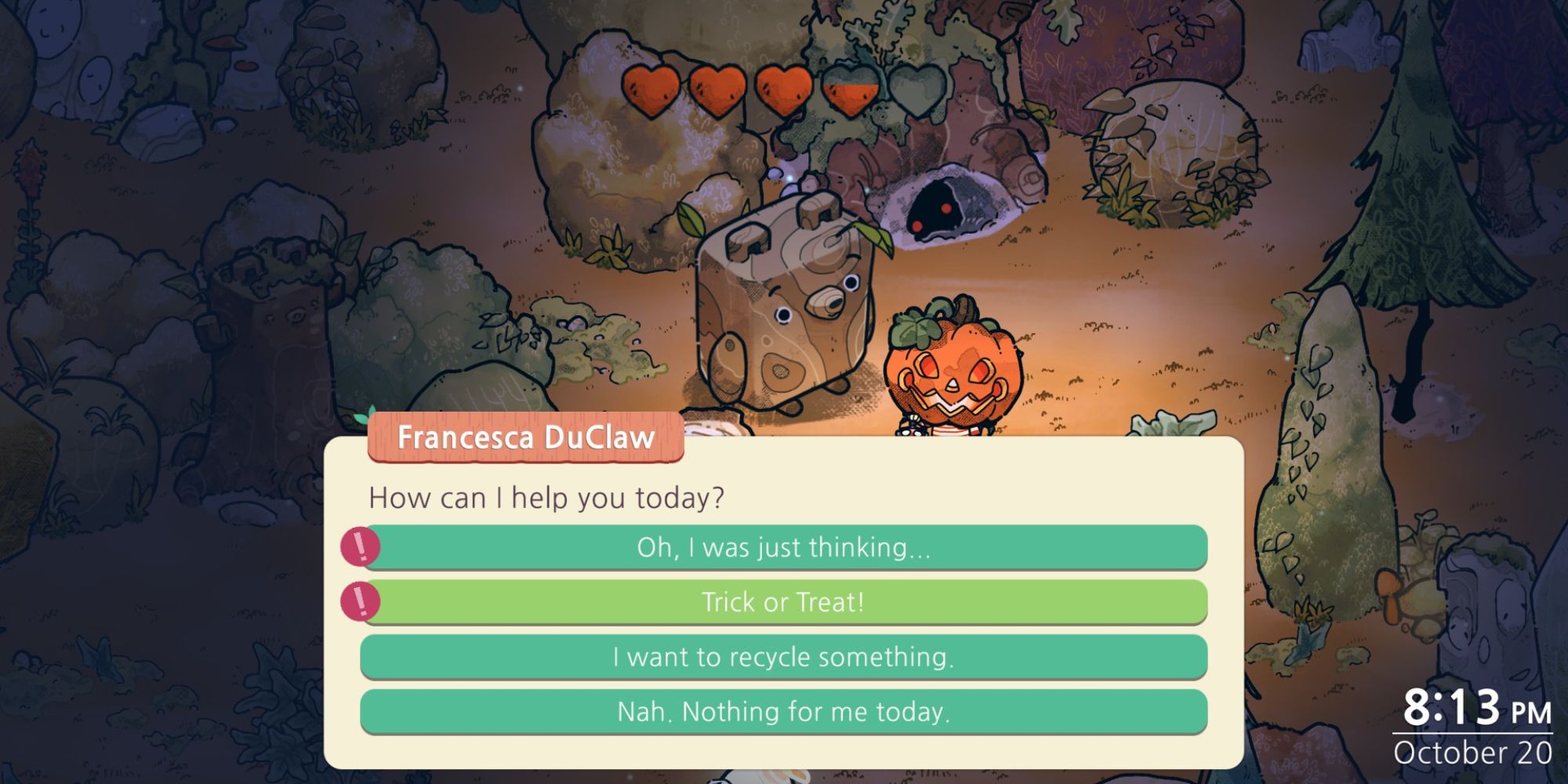 Cozy Grove How To Start The Halloween Event