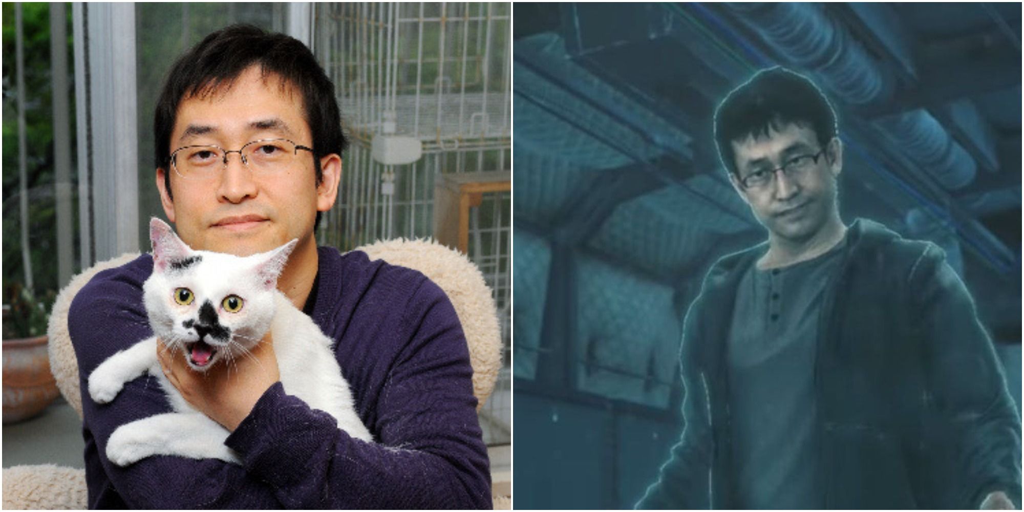 DS Junji Ito Cameo real life portrait and in game hologram