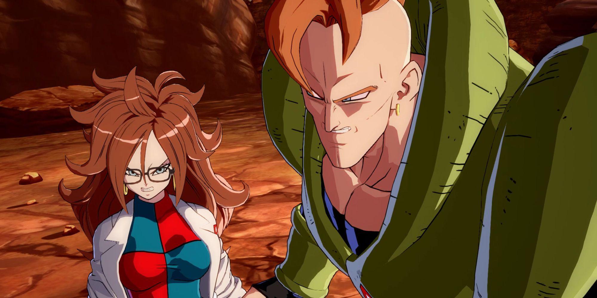 Dragon Ball Fighterz Screenshot Of Android 21 and 16