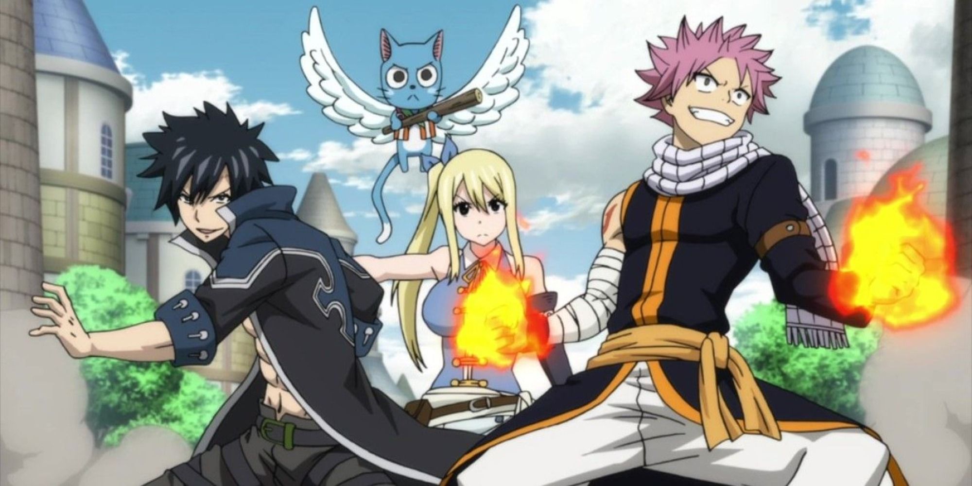 Scene from the anime Fairy Tail
