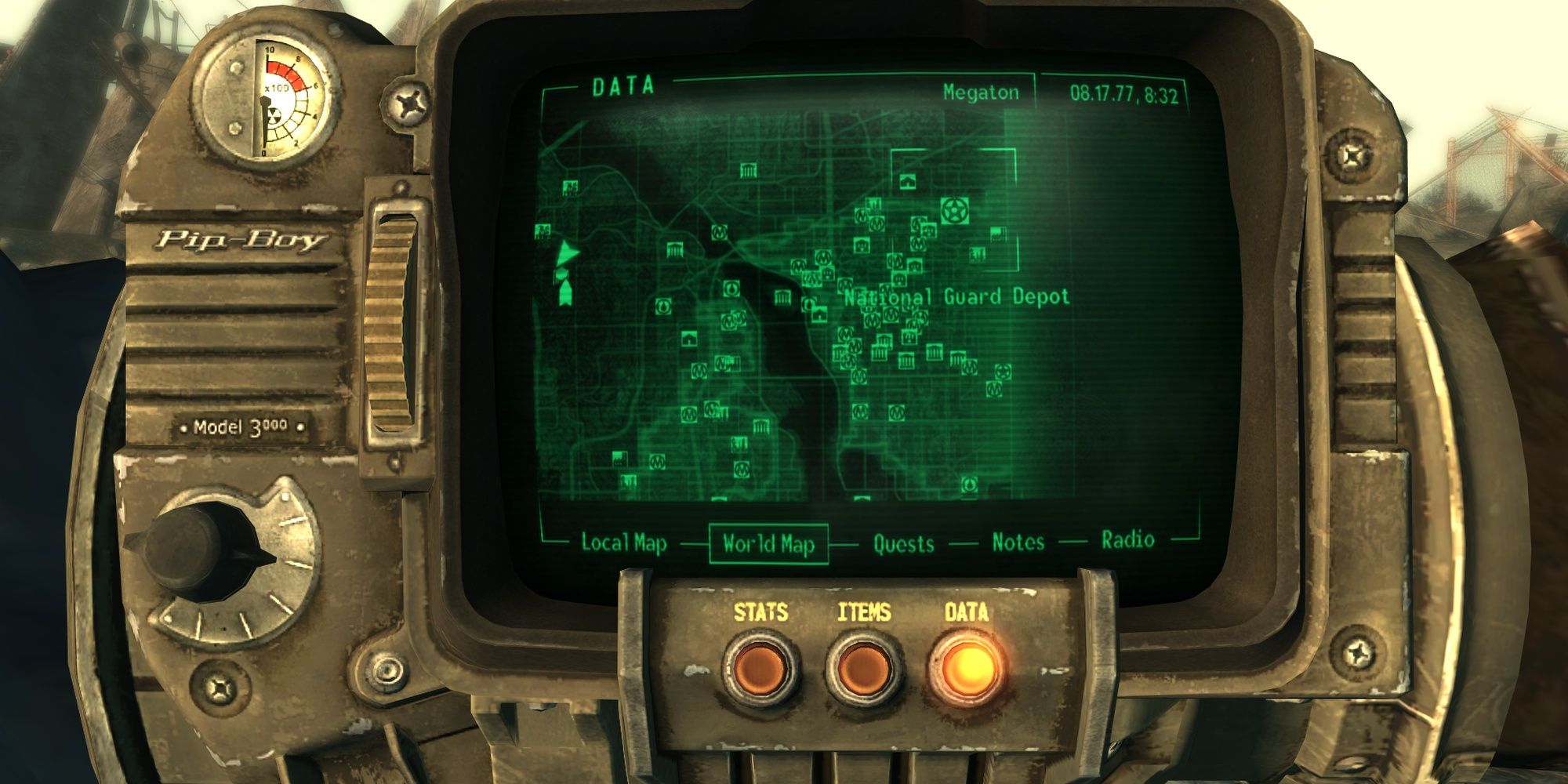 Fallout 3 National Guard Depot Map