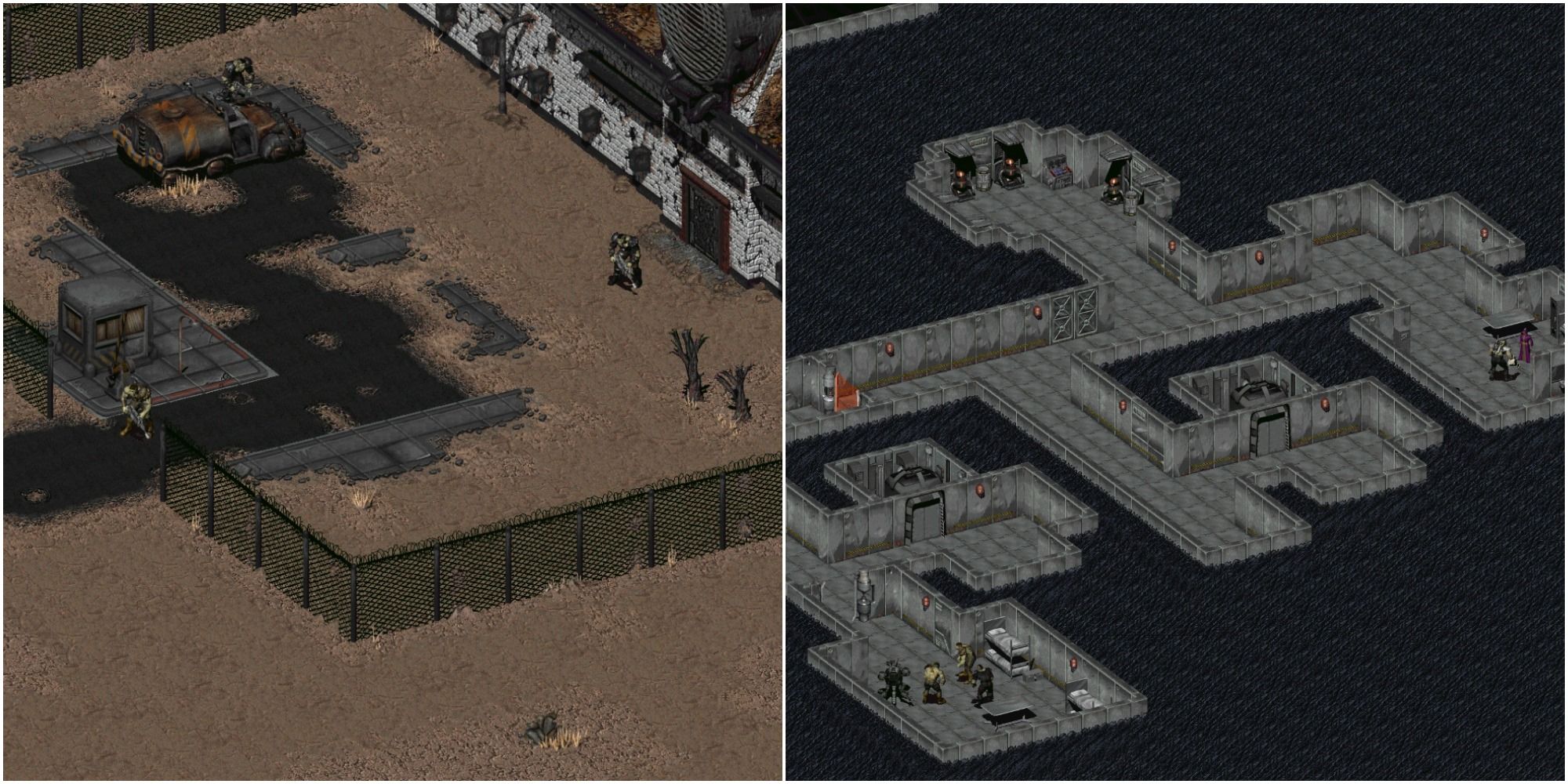 Fallout Mariposa Military Base Exterior and Interior